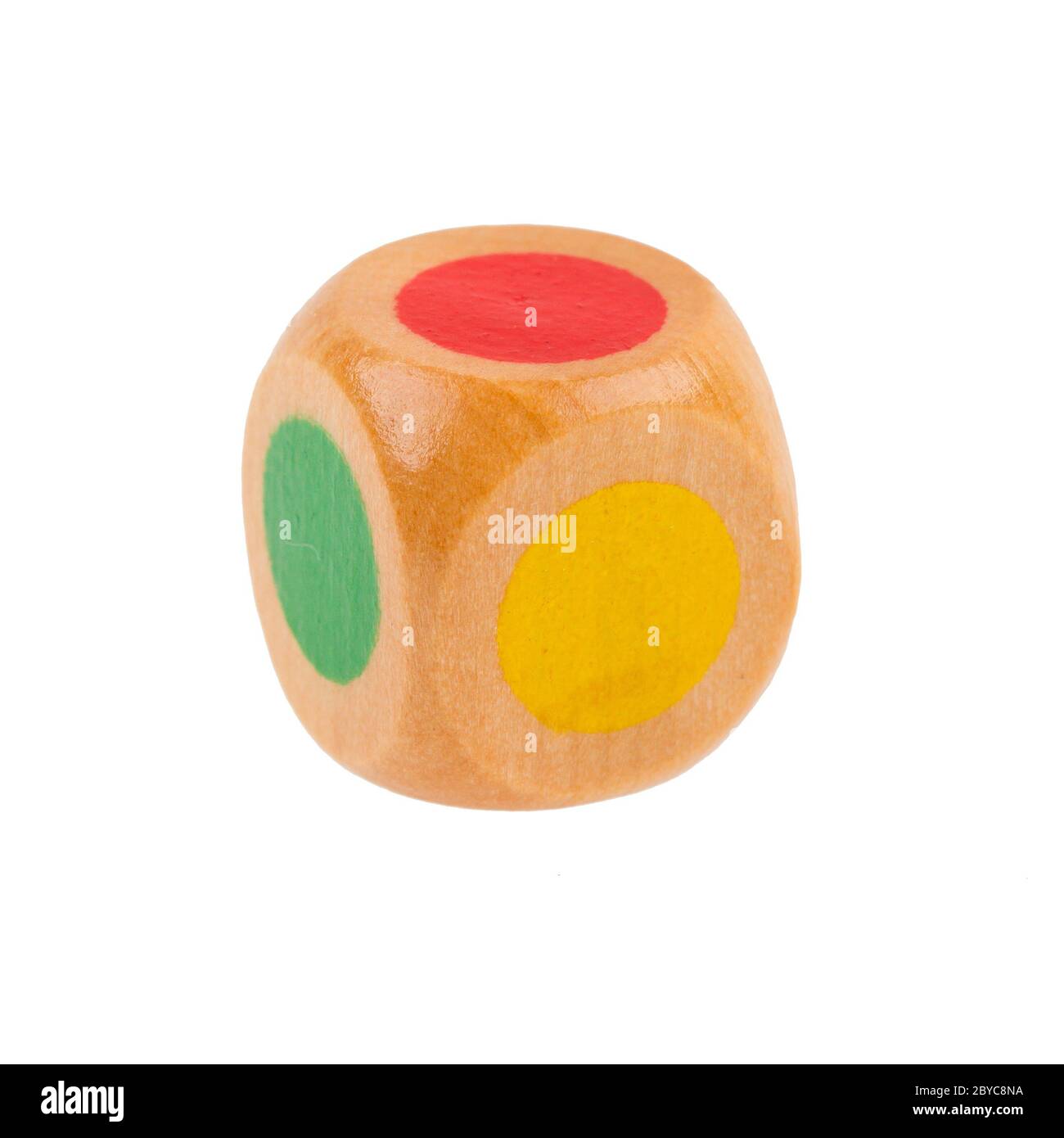 Die with different colors on each side Stock Photo
