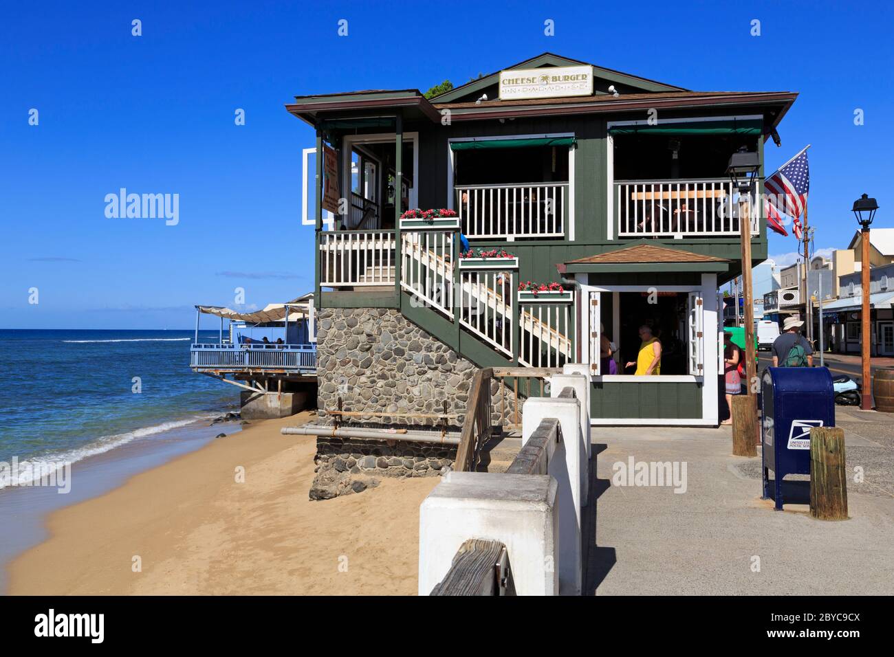 Cheeseburger Paradise Restaurant, Lahaina, Maui Island, Hawaii, USA Stock Photo Alamy