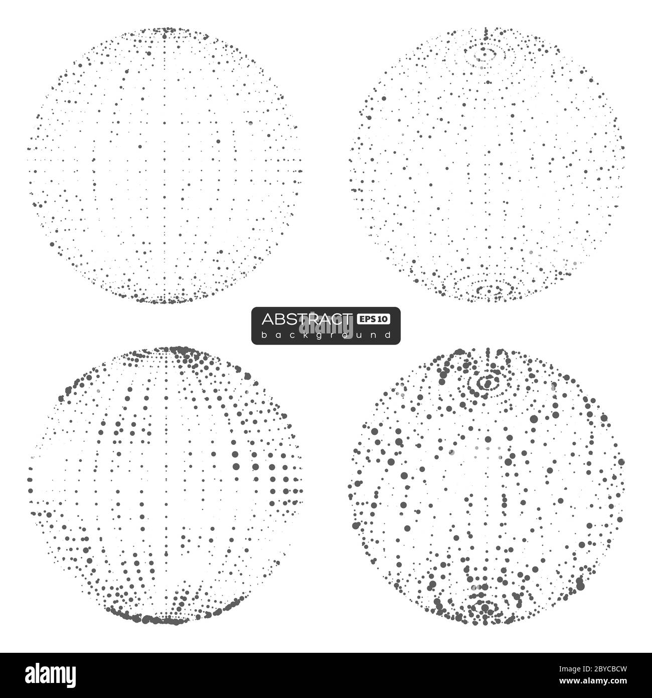Set of abstract globe particles spheres Stock Vector Image & Art - Alamy