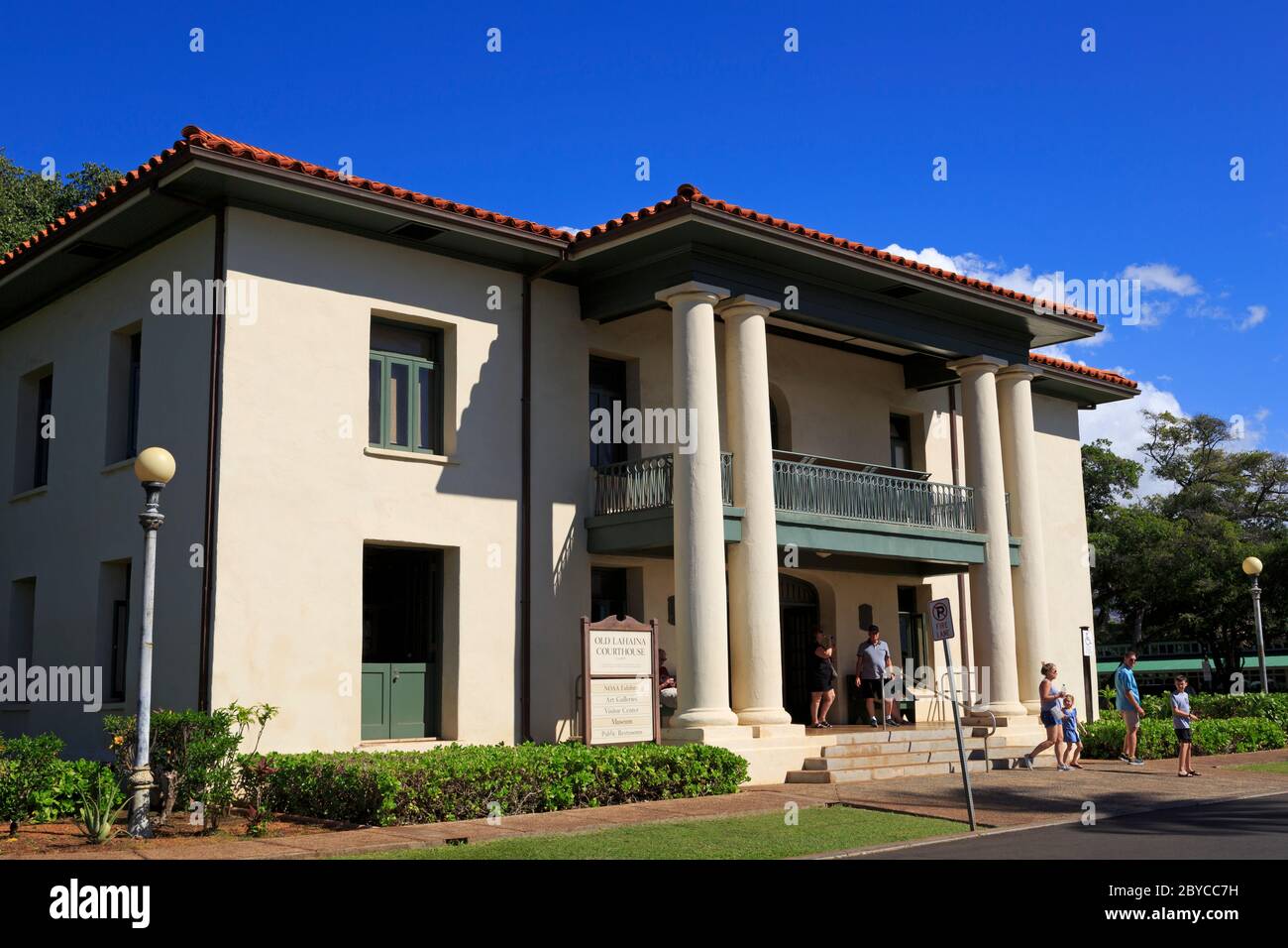 Old Courthouse, Lahaina, Maui Island, Hawaii, USA Stock Photo Alamy