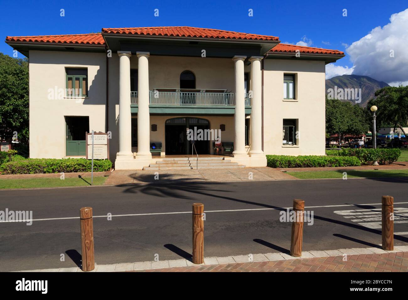 Old Courthouse, Lahaina, Maui Island, Hawaii, USA Stock Photo Alamy