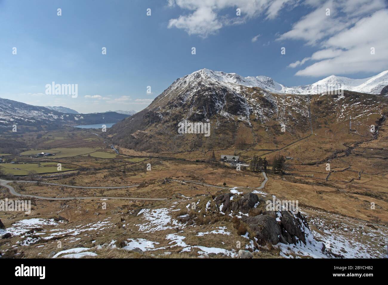 Mount Snowdon Snowdonia Stock Photo