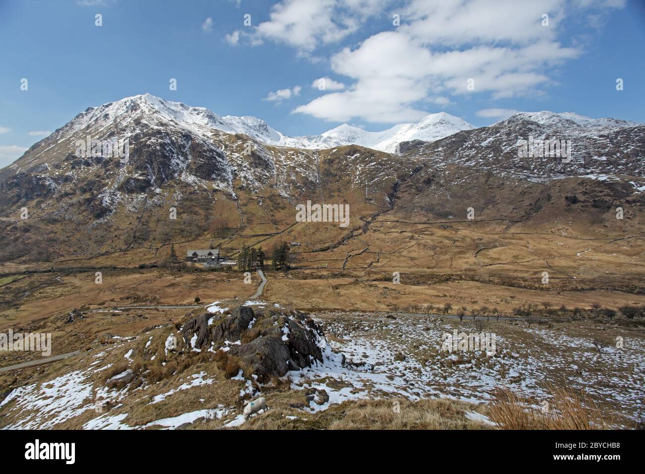 Mount Snowdon Snowdonia Stock Photo