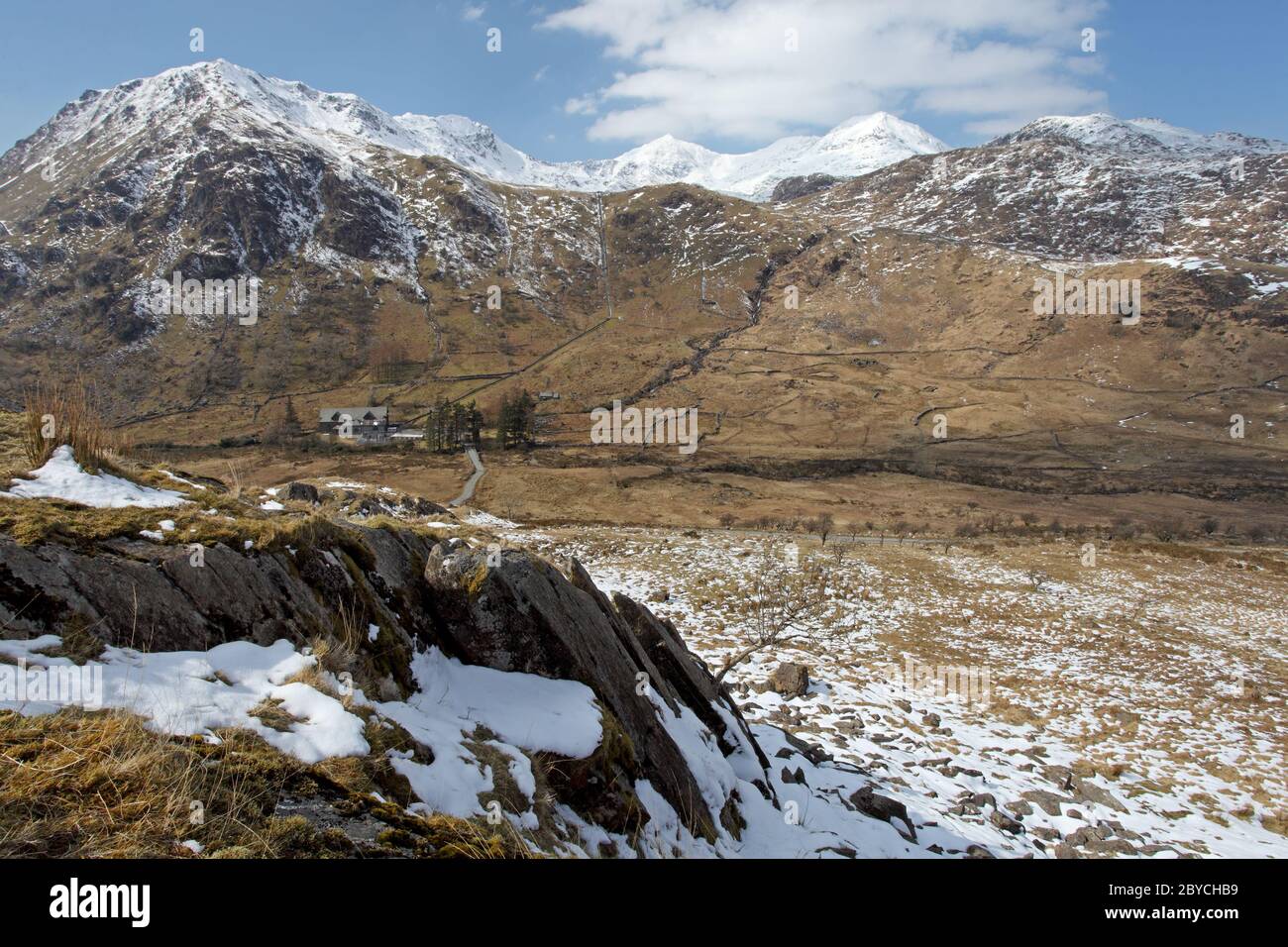 Mount Snowdon Snowdonia Stock Photo