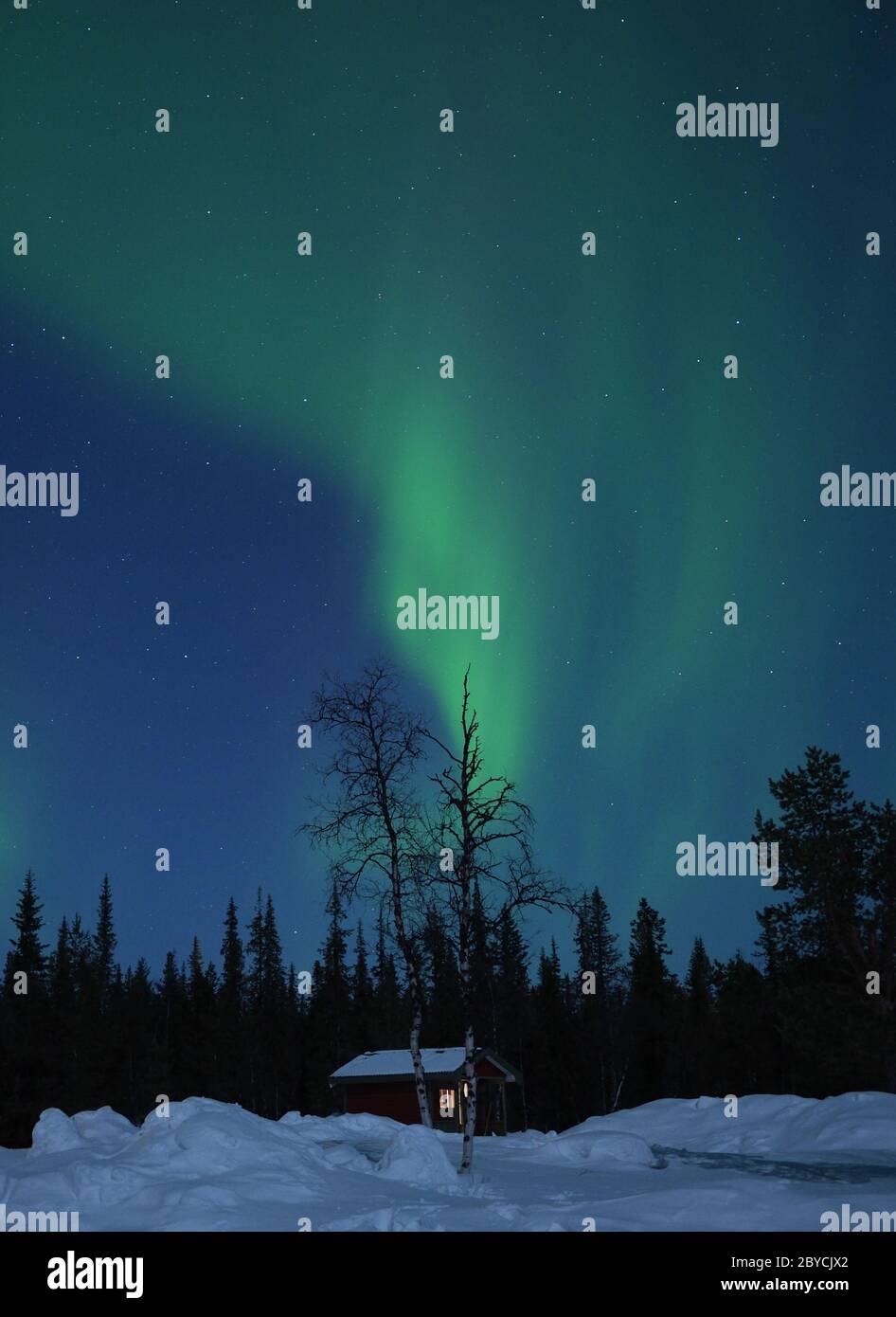 aurora borealis Stock Photo