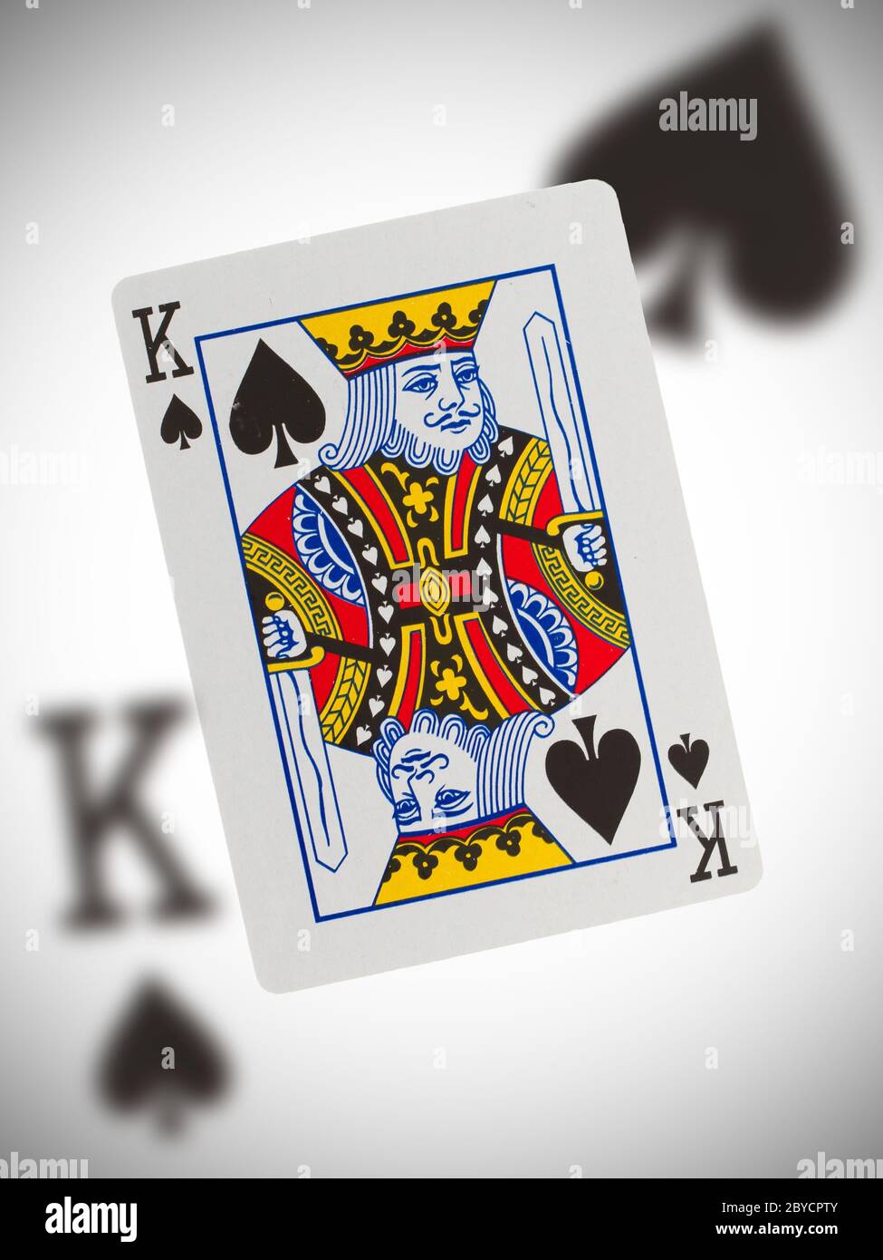 King Of Spades Playing Card High Resolution Stock Photography and