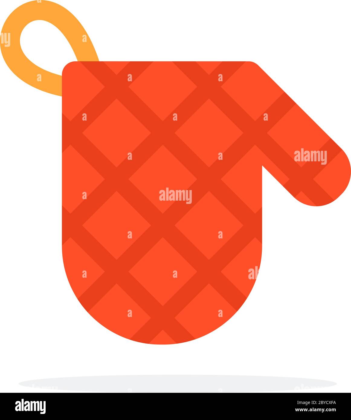 Potholder for hot dishes vector flat isolated Stock Vector