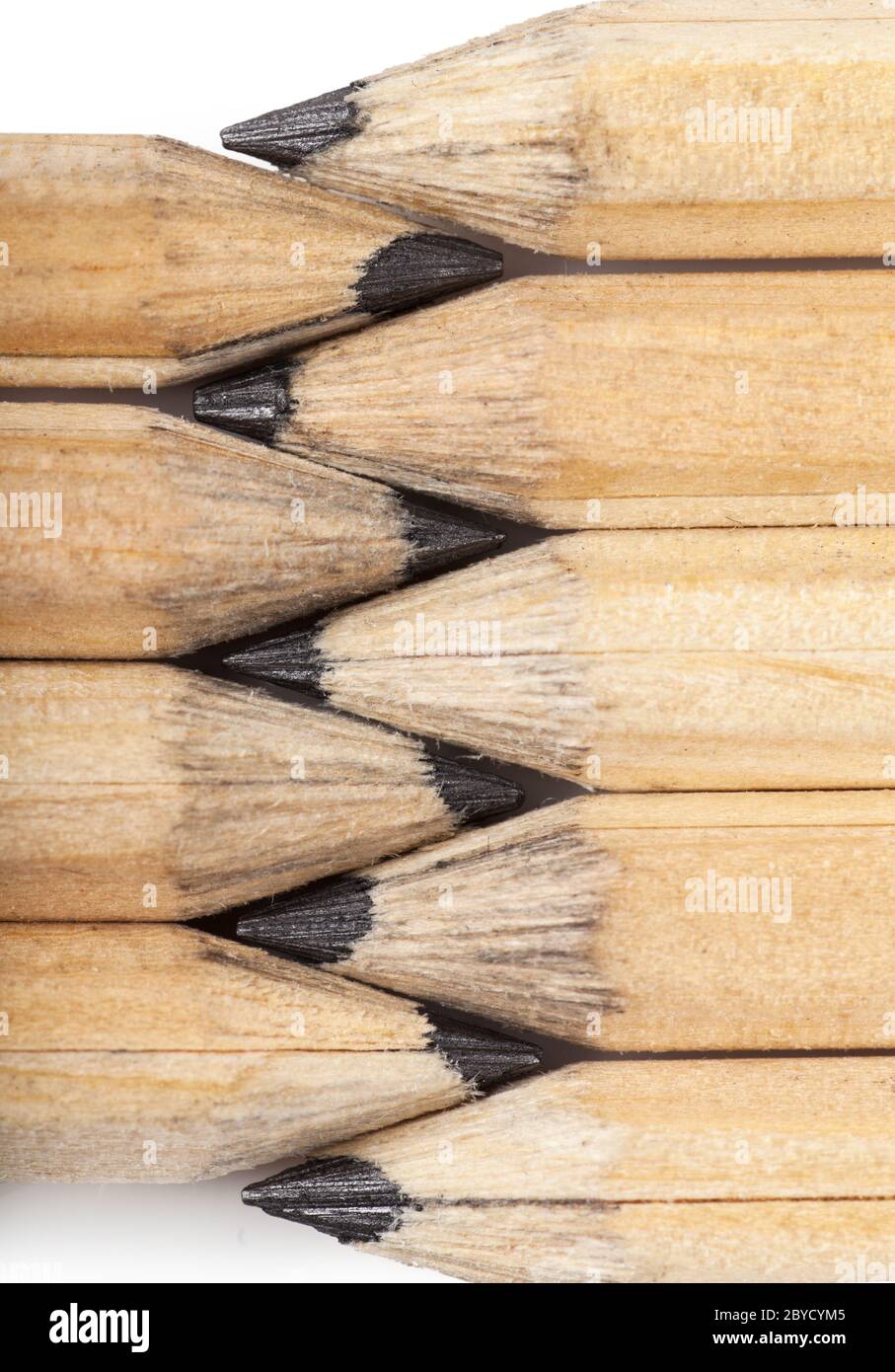 Lead pencils Stock Photo