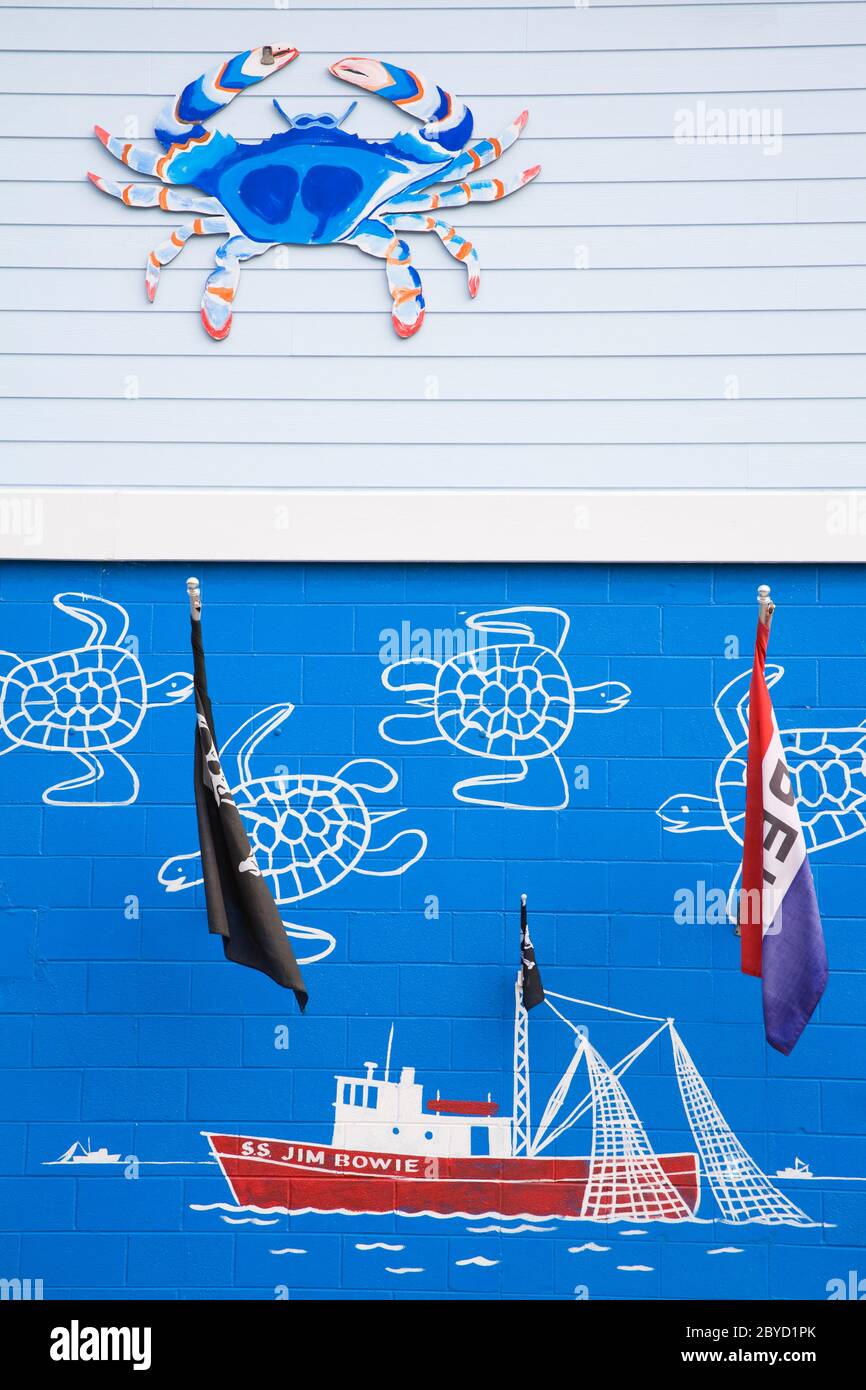Seafood Store on Tybee Island, Savannah, USA Stock Photo Alamy