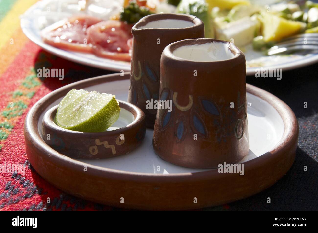 Condiments in the restaurant Stock Photo - Alamy