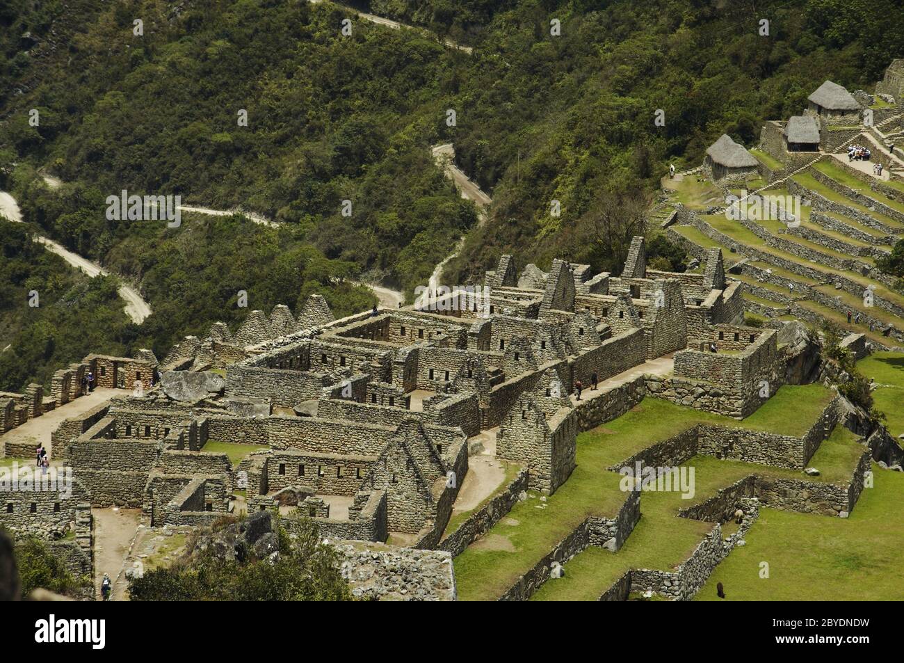 Lost city Machu-Picchu in Peru Stock Photo - Alamy