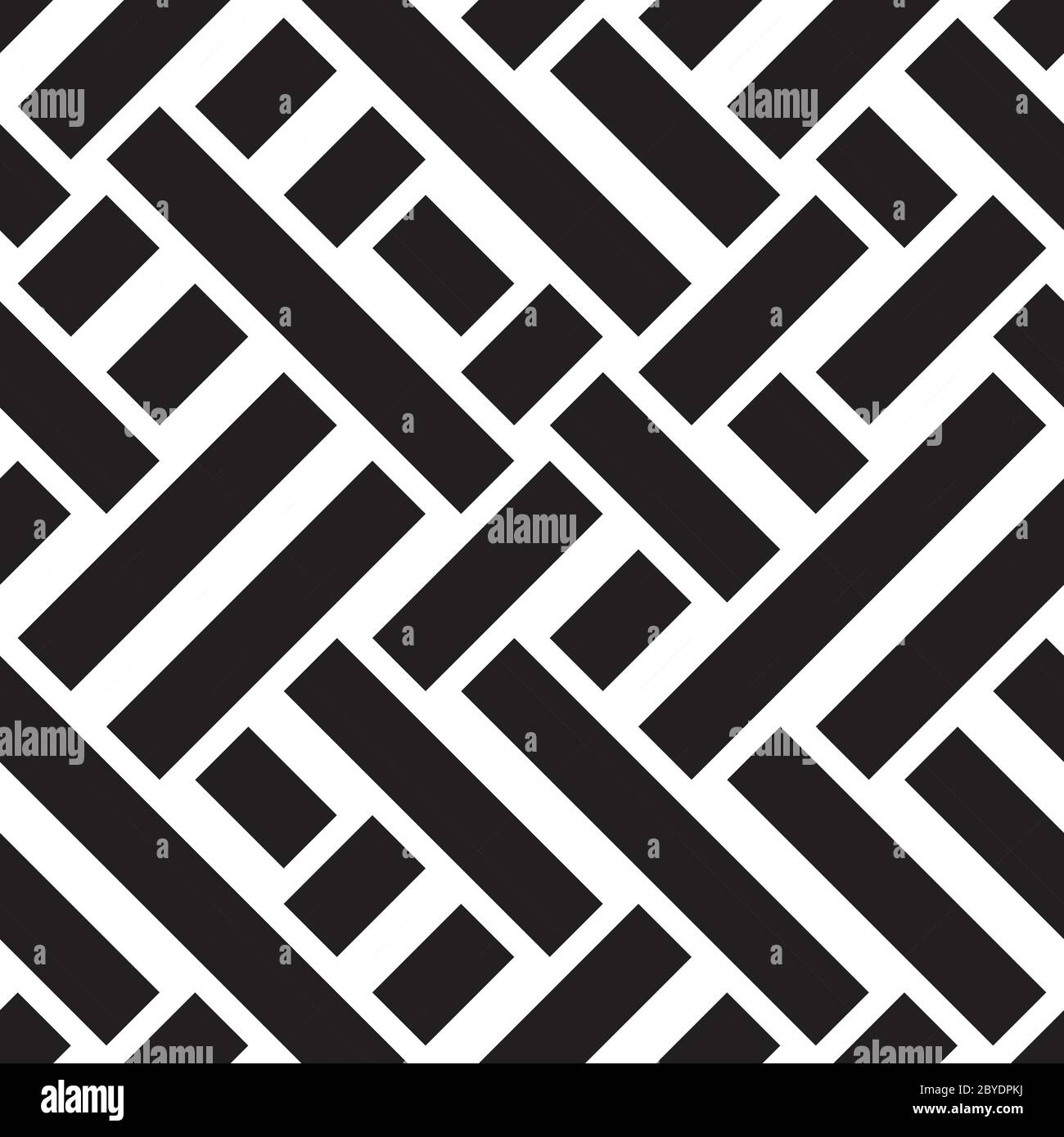 Seamless pattern with oblique black bands Stock Vector
