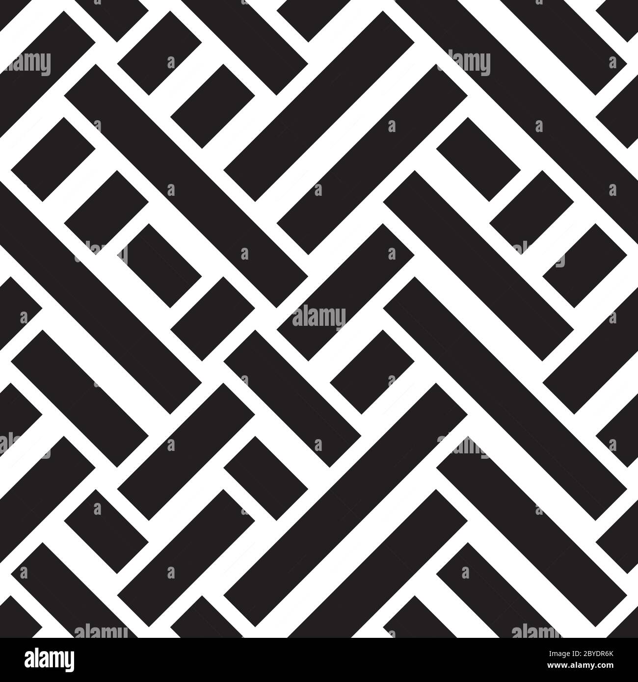 Seamless pattern with oblique black bands Stock Vector