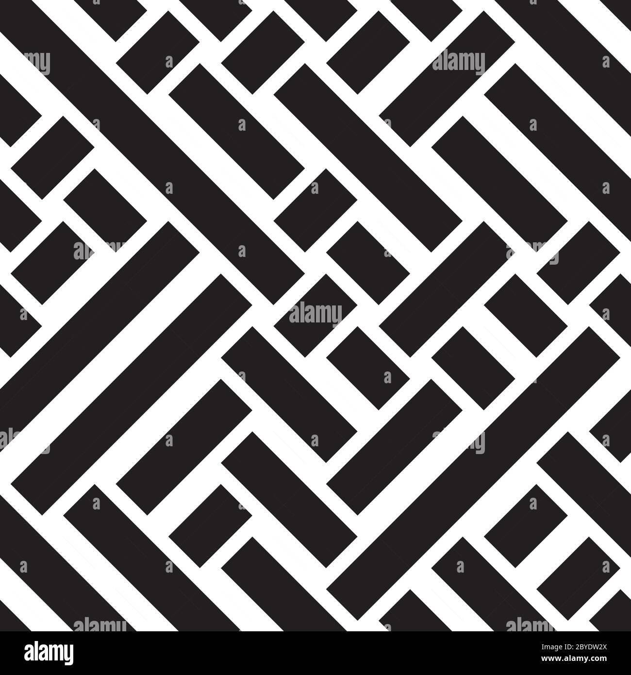Seamless pattern with oblique black bands Stock Vector