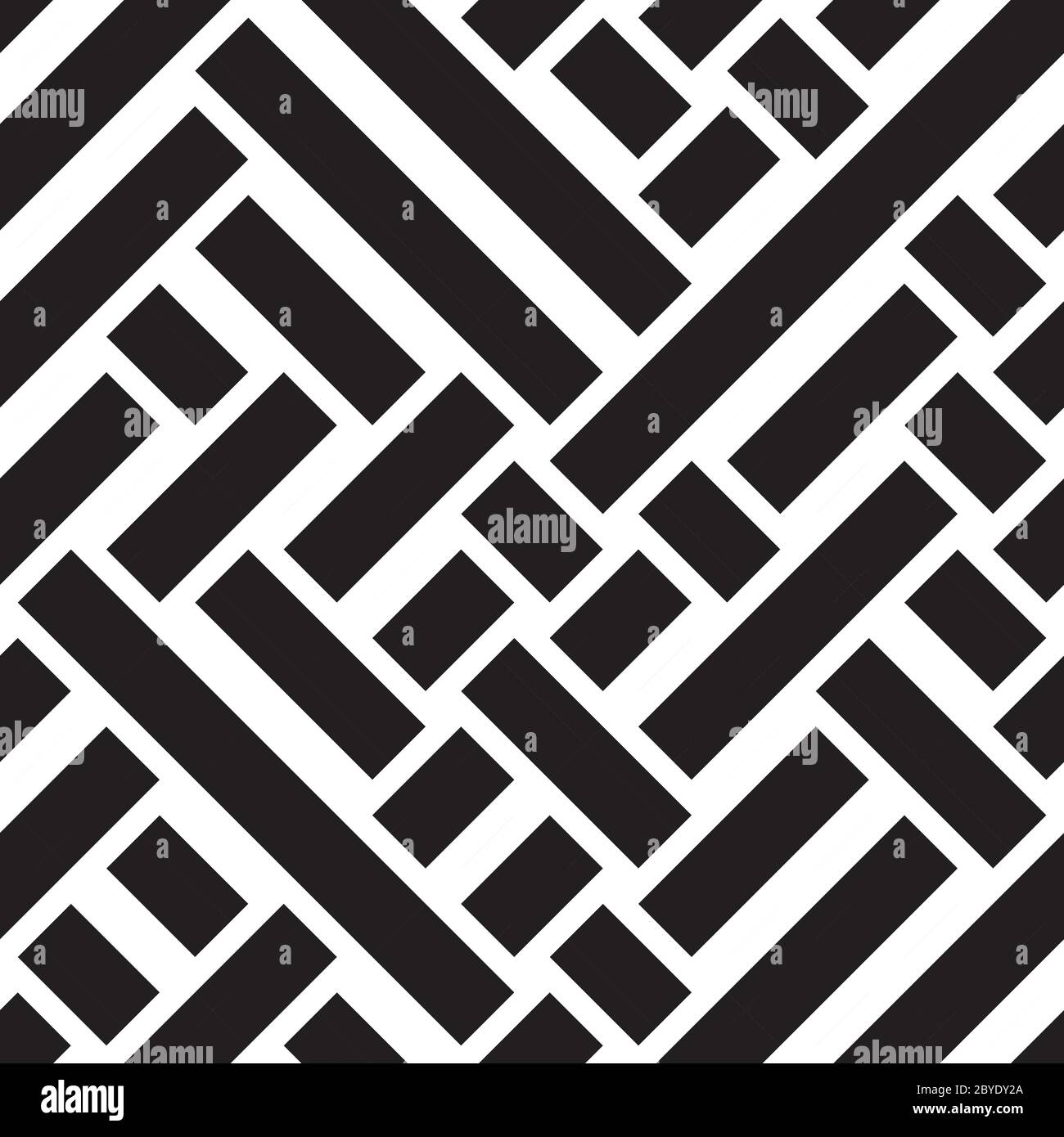 Seamless pattern with oblique black bands Stock Vector