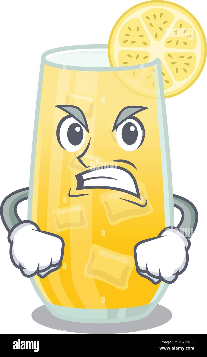 A cartoon picture of screwdriver cocktail showing an angry face Stock ...