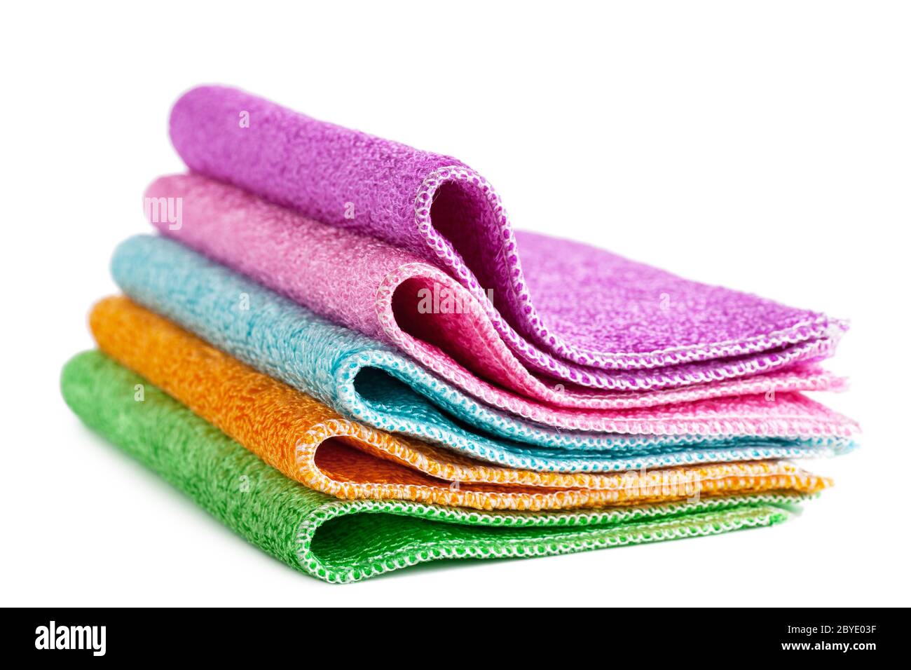 Cleaning rags Stock Photo