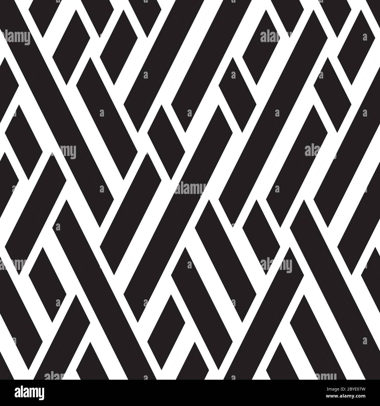 Seamless pattern with oblique black bands Stock Vector