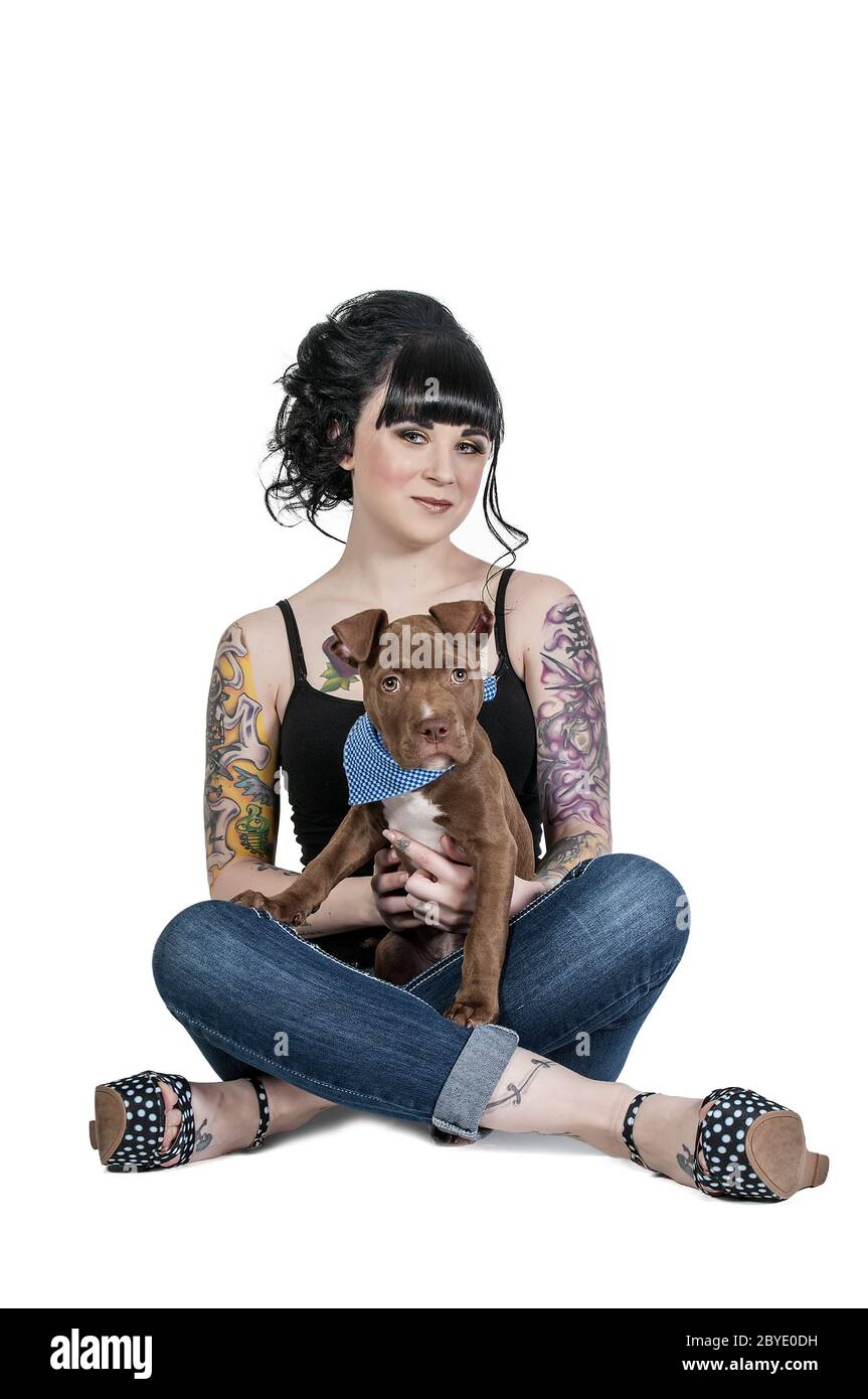 Pitbull Puppy Women's Boots