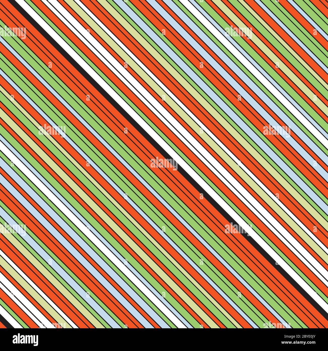 Seamless pattern with oblique colored lines Stock Vector