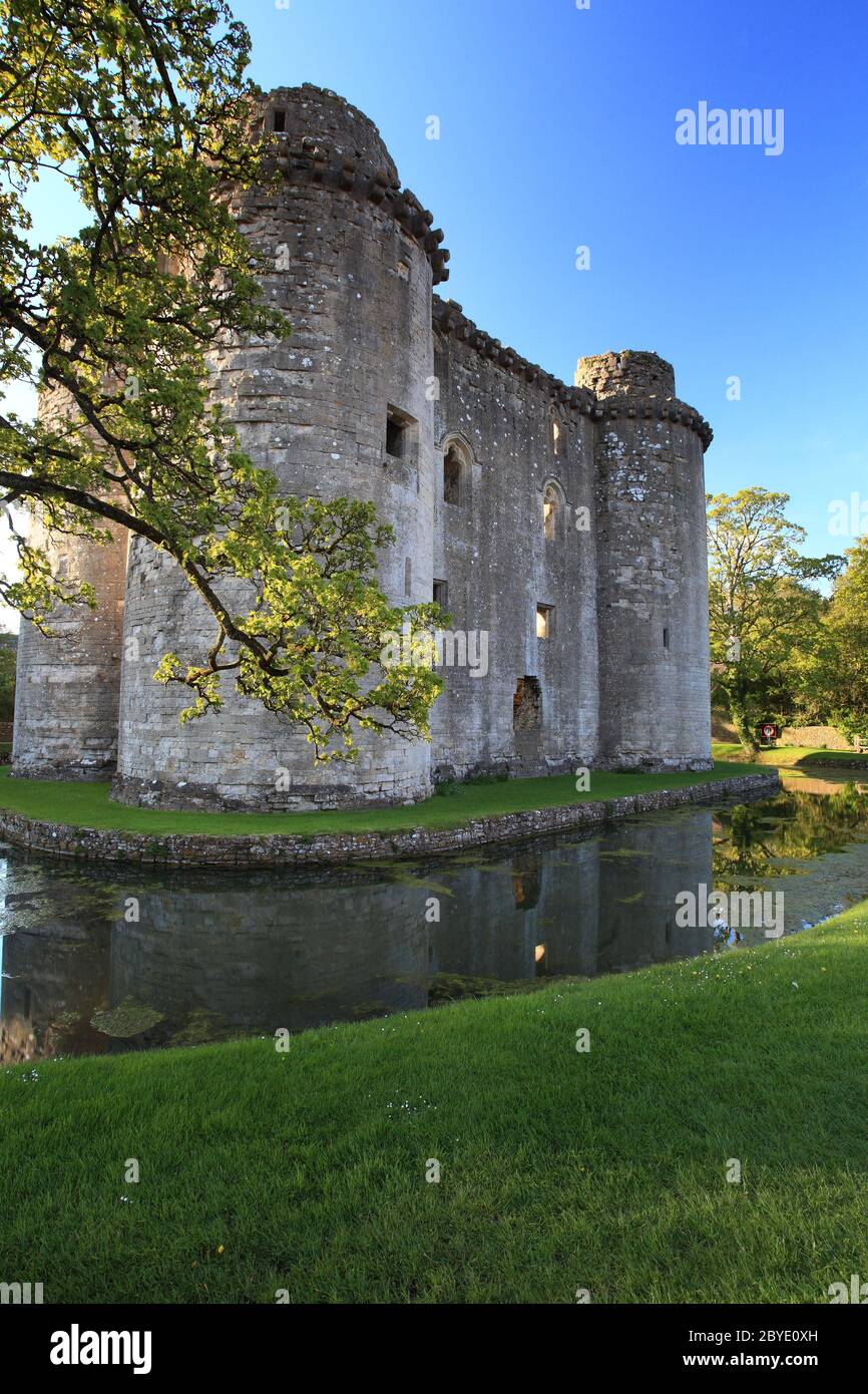 Nunney Castle Somerset Stock Photo