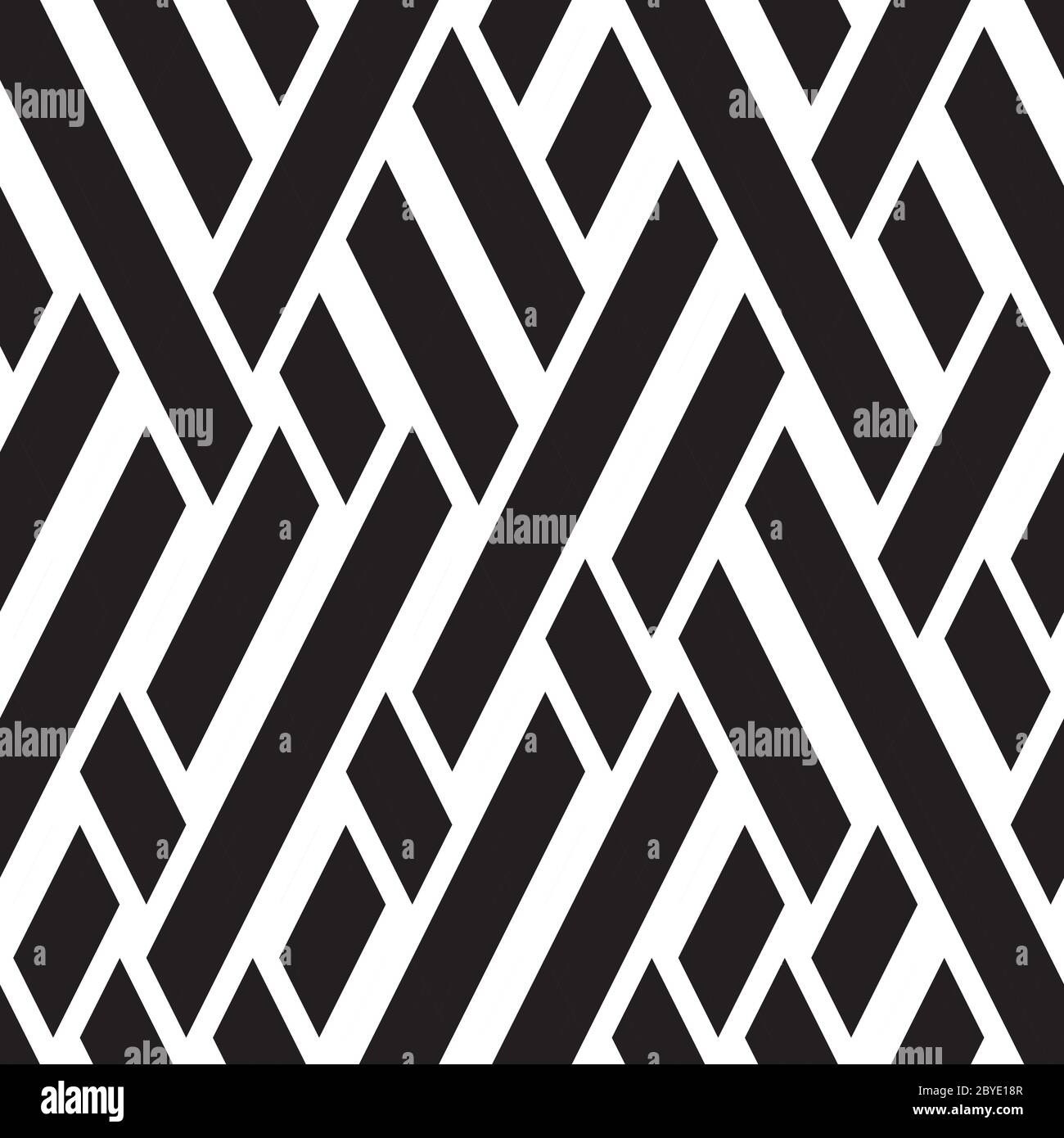 Seamless pattern with oblique black bands Stock Vector