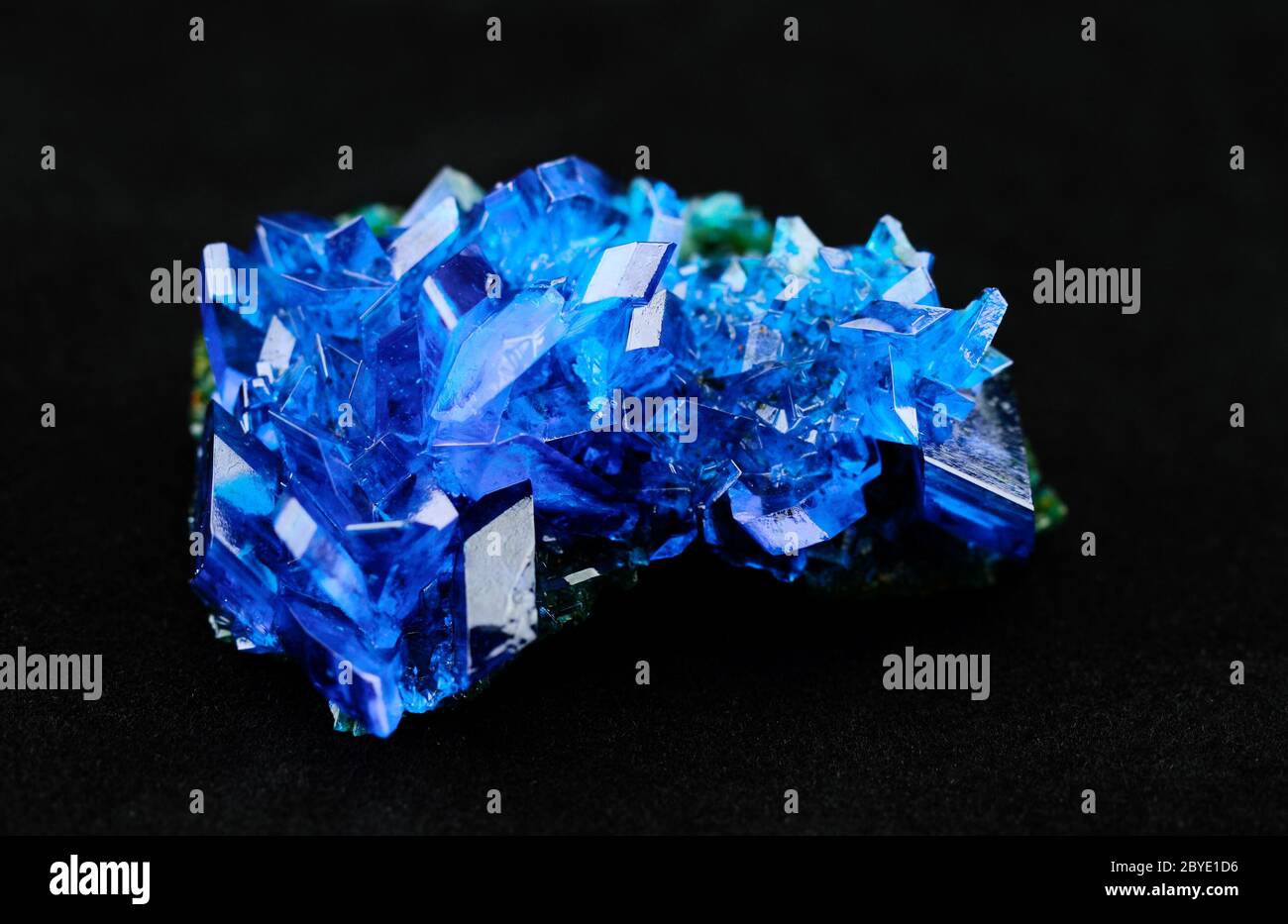 Crystals of blue vitriol Copper sulfate Stock Photo Alamy