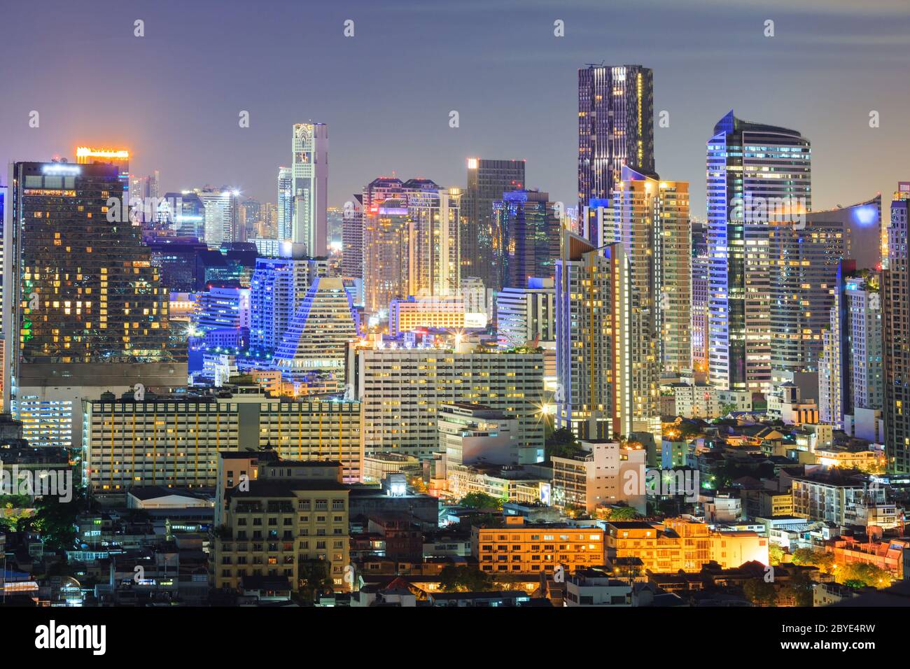 Bangkok Skyline downtown Stock Photo - Alamy