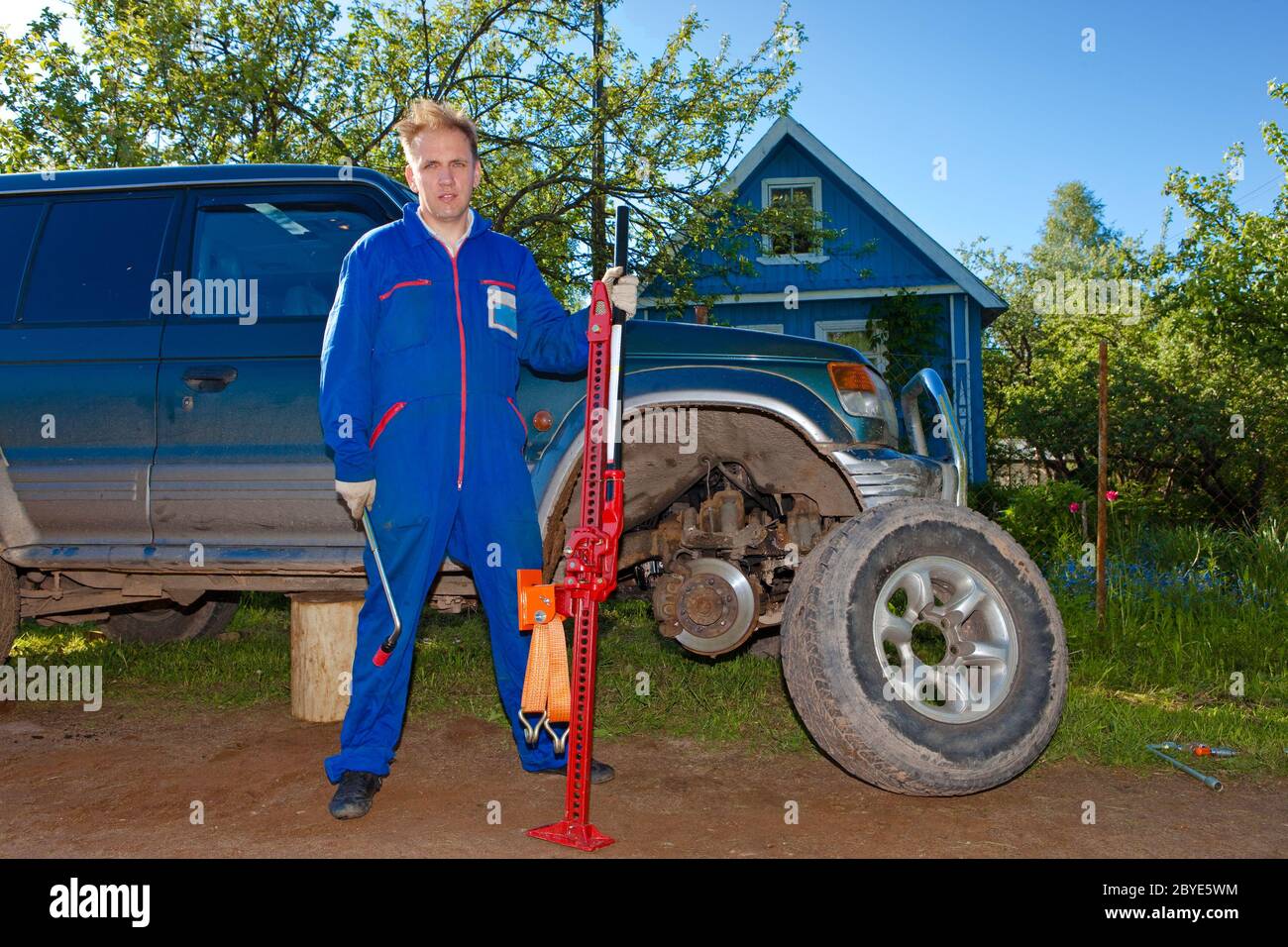 Man dirty overalls hi-res stock photography and images - Alamy