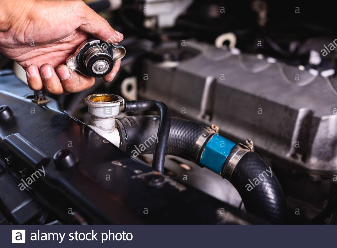 open radiator cap