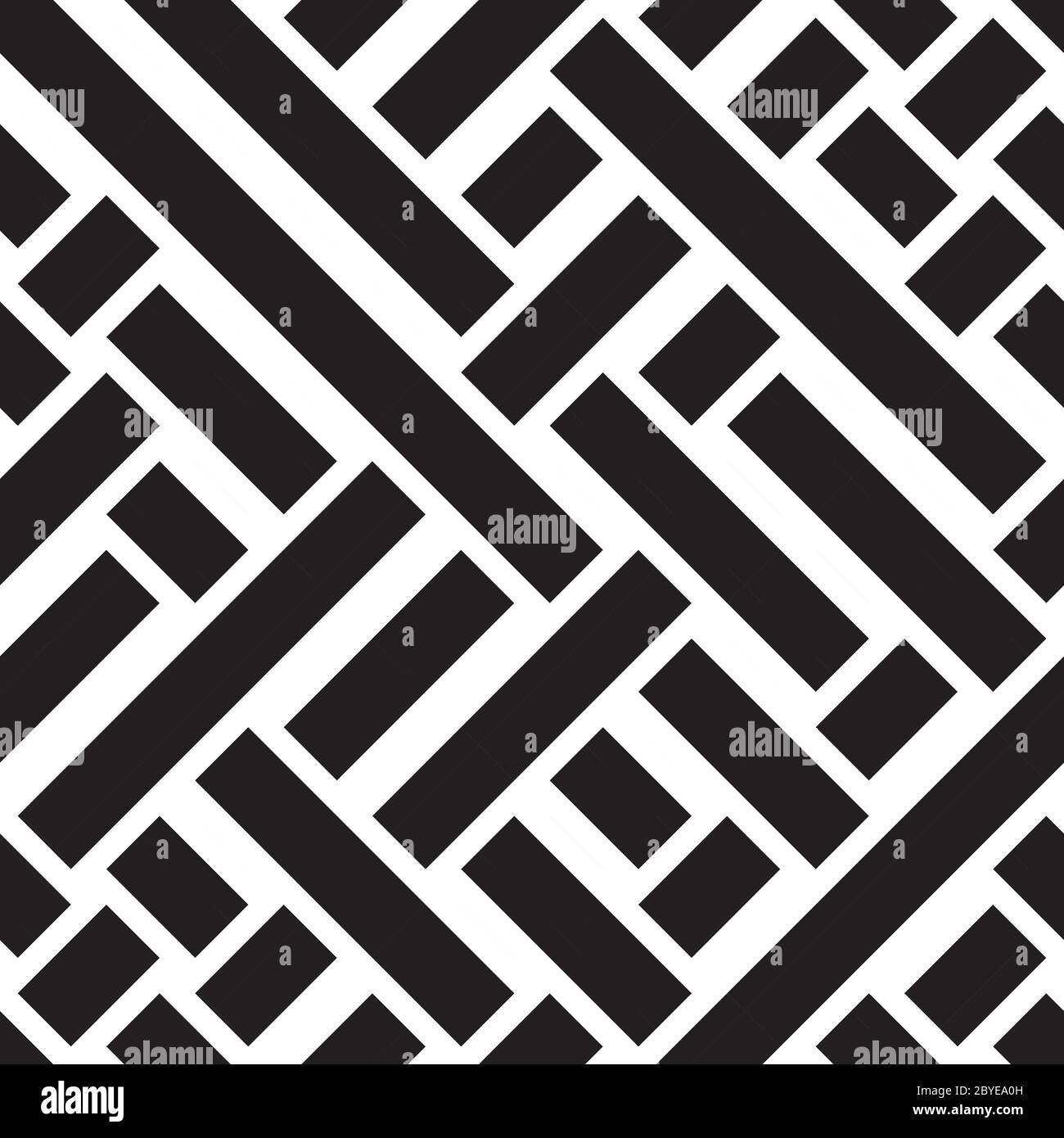 Seamless pattern with oblique black bands Stock Vector