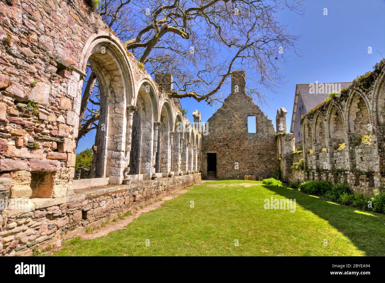 Abbaye Maritime de Beauport, Paimpol, Brittany Stock Photo