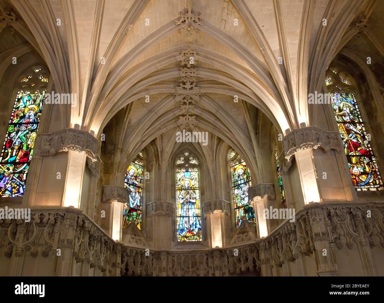 Chapel where Leonardo da Vinci is buried Stock Photo Alamy
