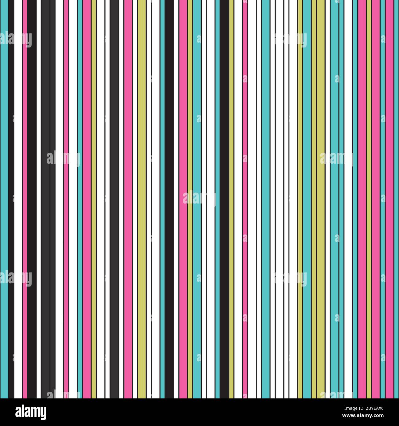 Seamless pattern with vertical colored lines Stock Vector