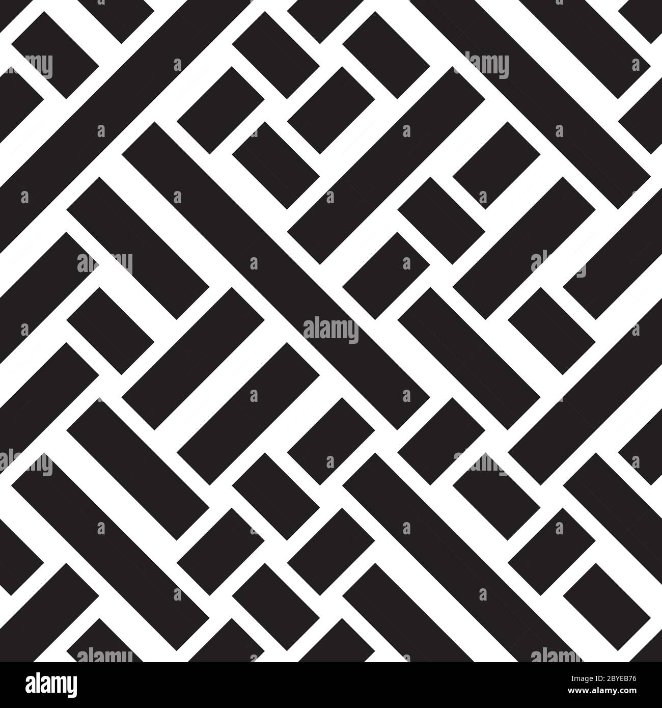 Seamless pattern with oblique black bands Stock Vector