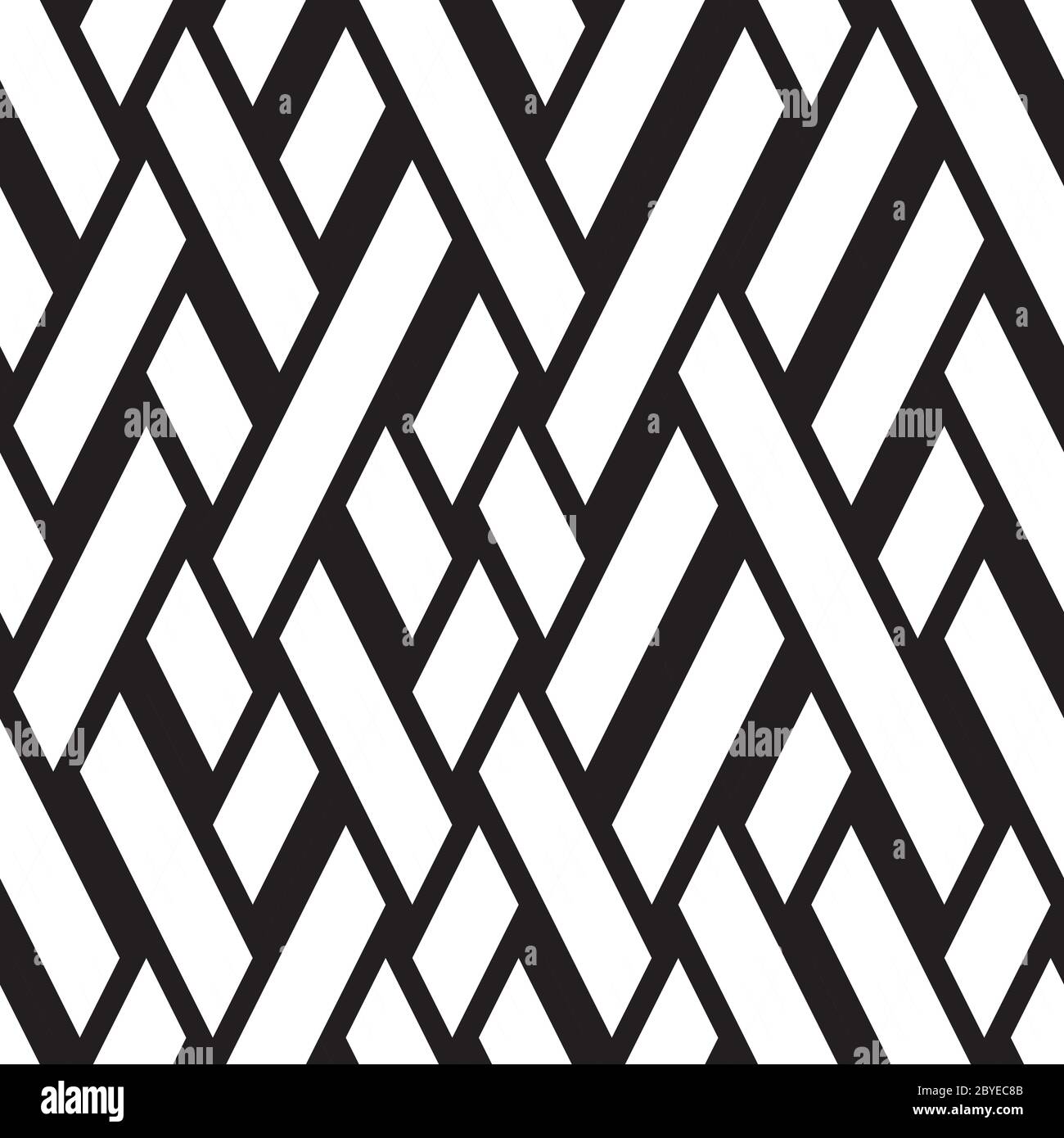 Seamless pattern with oblique black bands Stock Vector