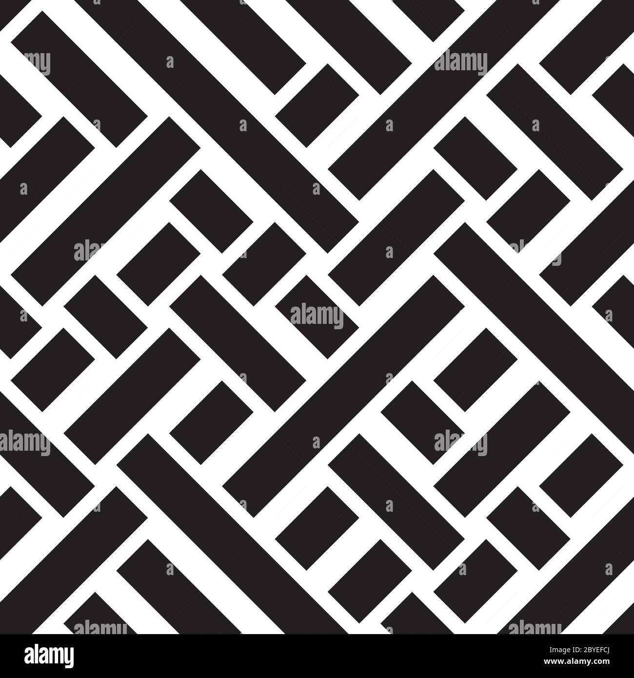 Seamless pattern with oblique black bands Stock Vector