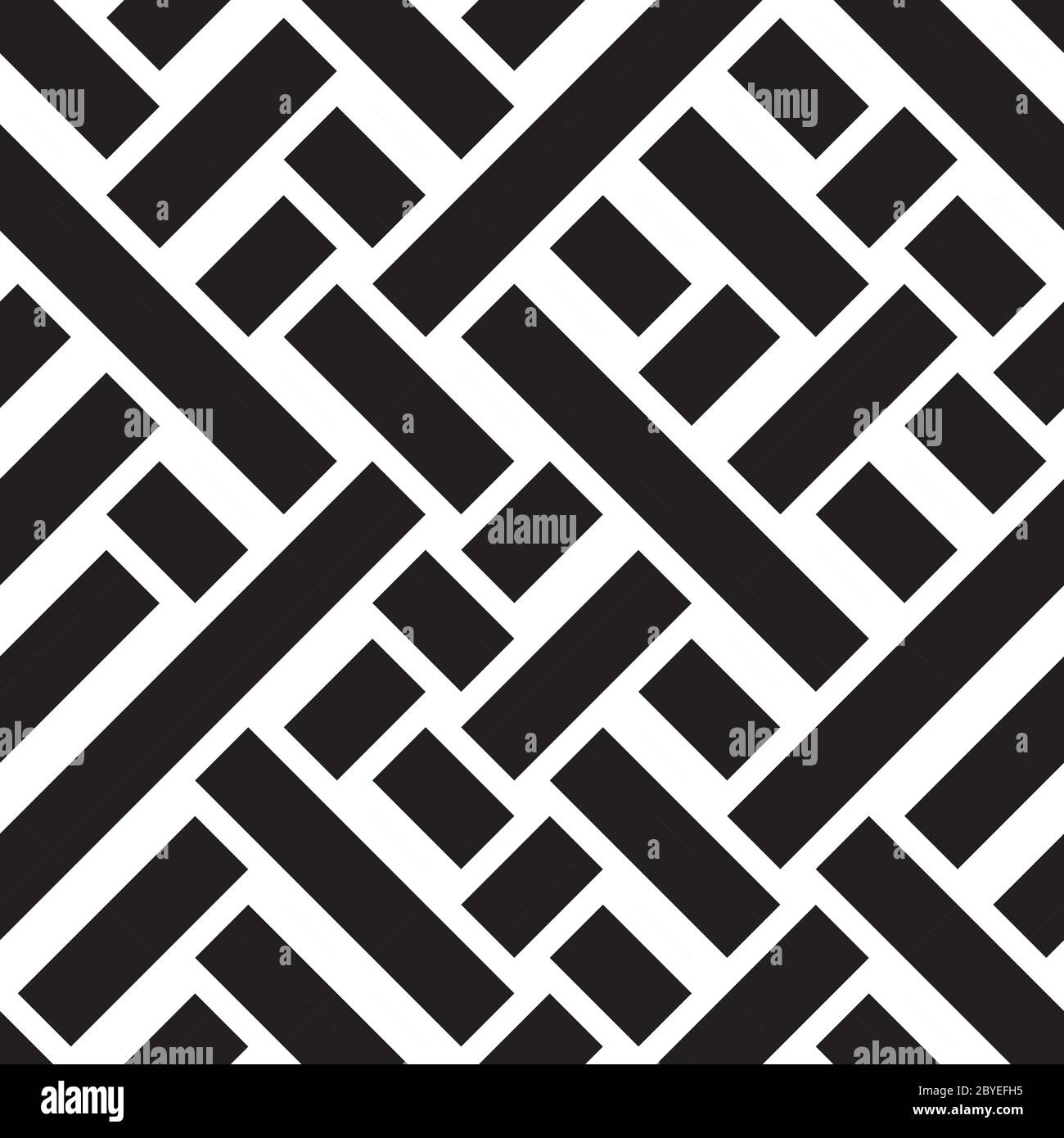Seamless pattern with oblique black bands Stock Vector