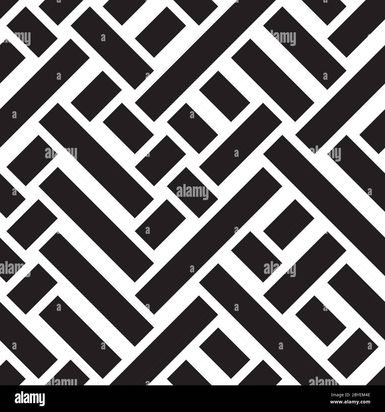 Seamless pattern with oblique black bands Stock Vector