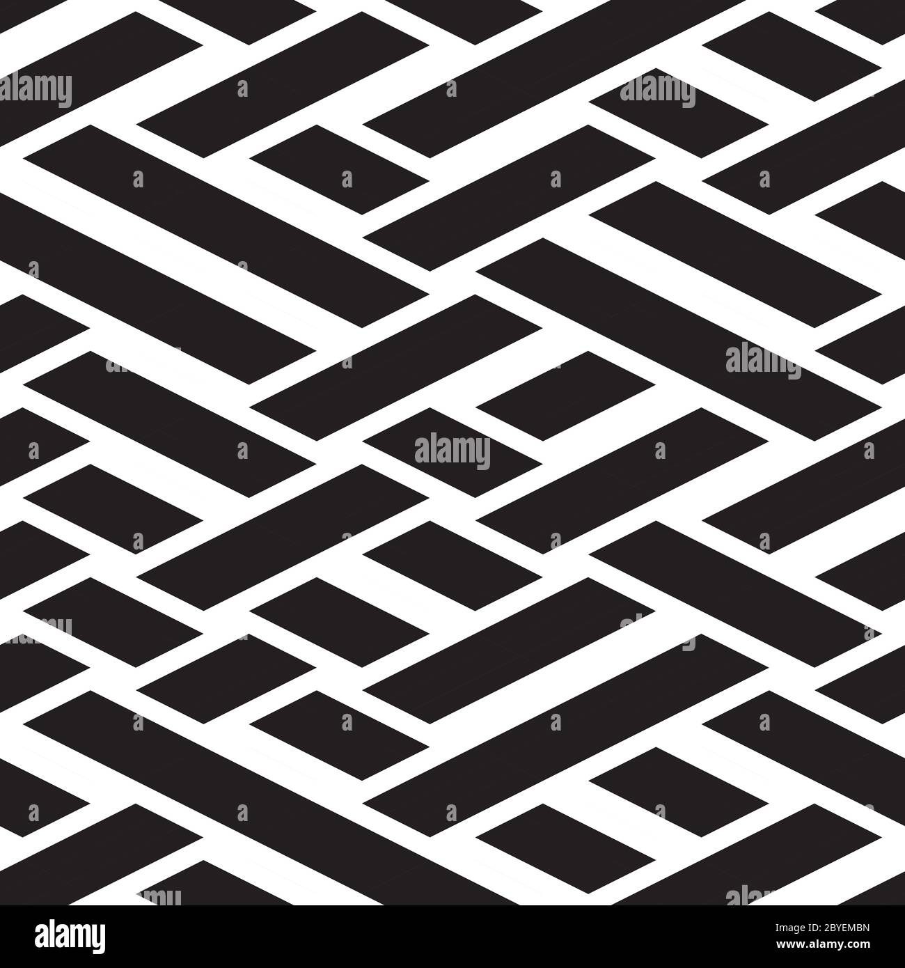 Seamless pattern with oblique black bands Stock Vector