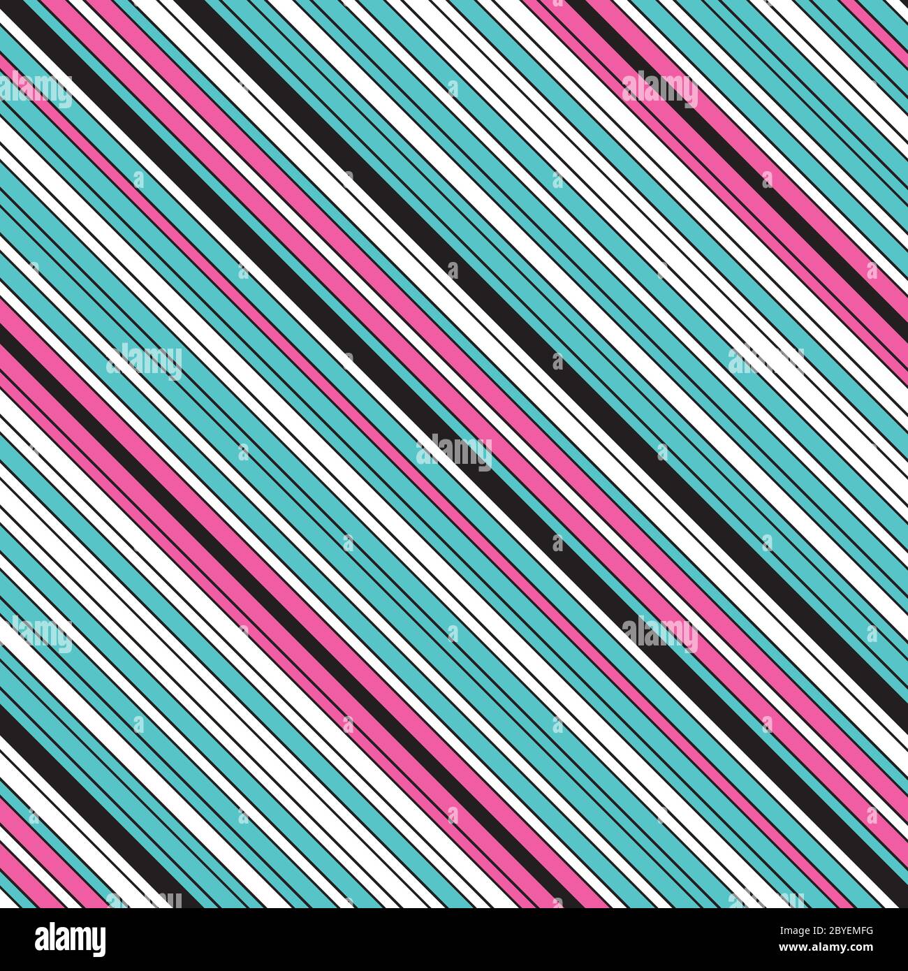 Seamless pattern with oblique colored lines Stock Vector