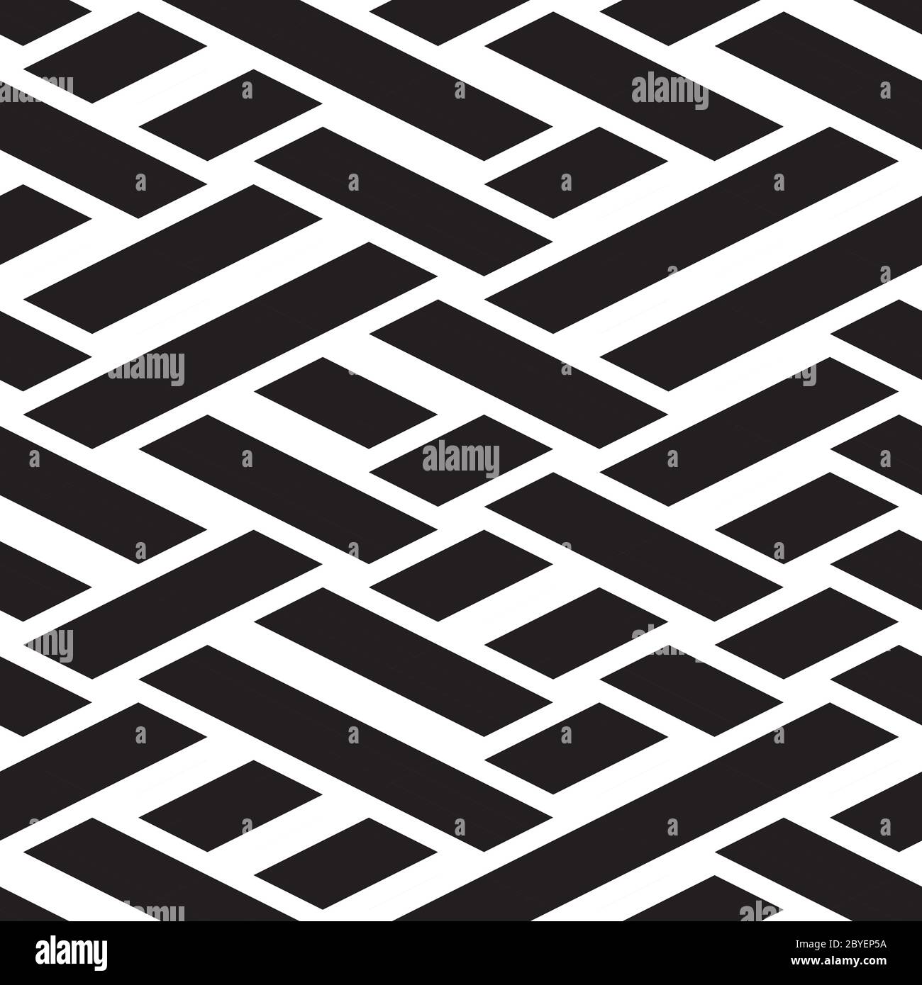 Seamless pattern with oblique black bands Stock Vector