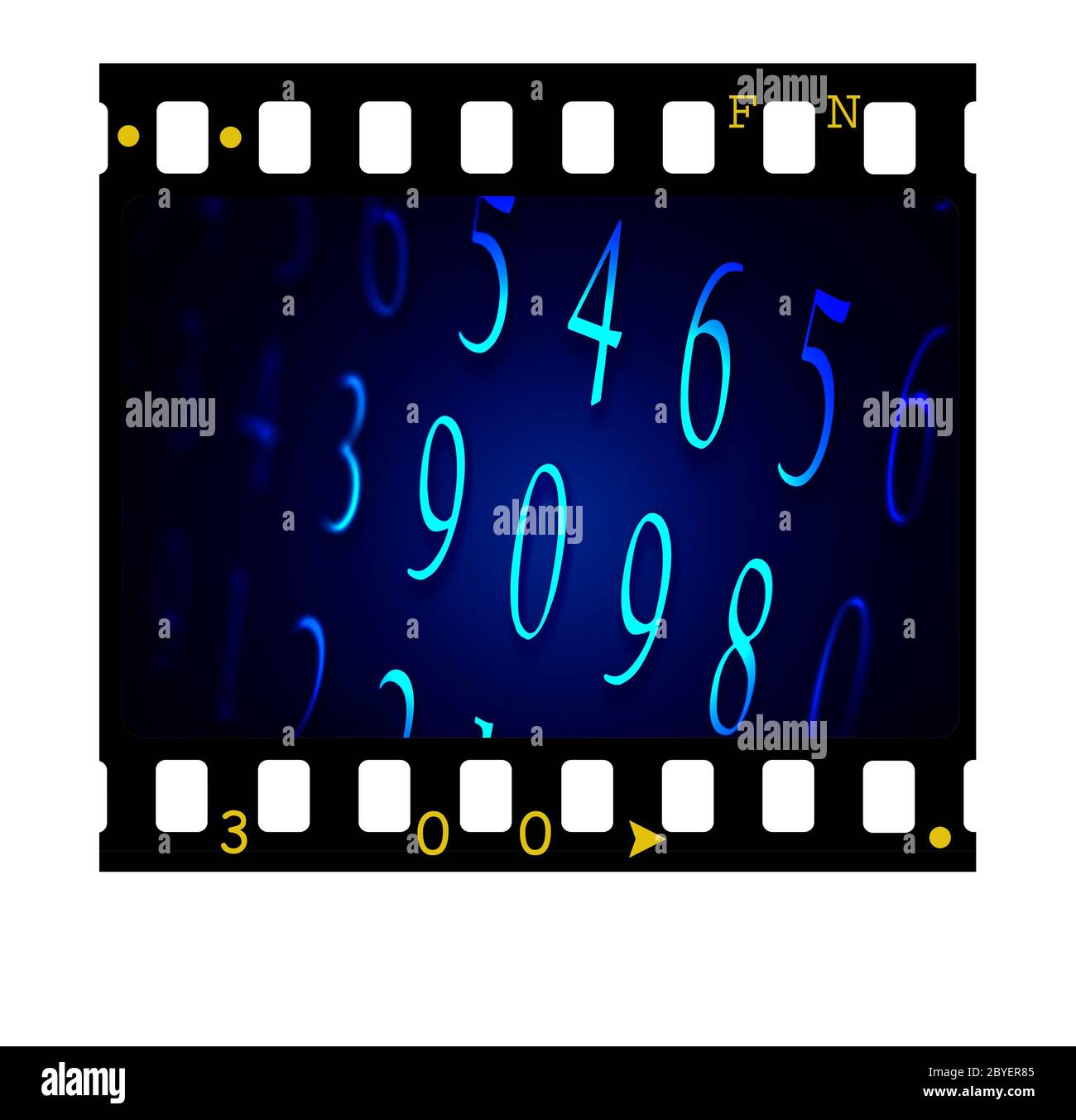 35mm Film frames Stock Photo Alamy