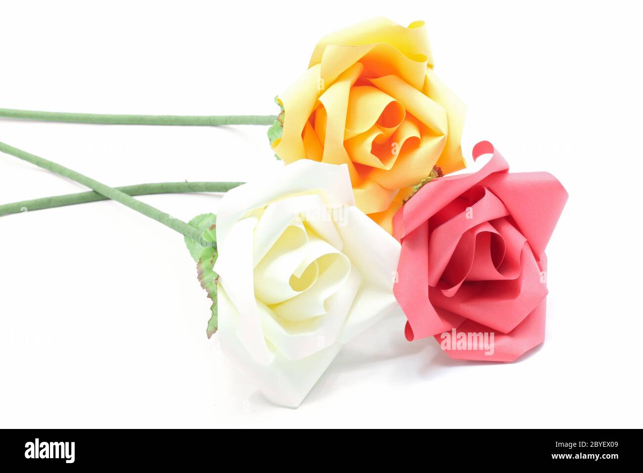 Rose origami Paper Craft Stock Photo Alamy