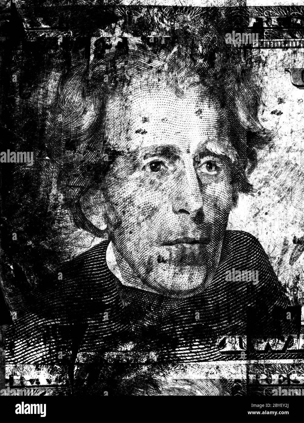 Hundred dollar banknotes Black and White Stock Photos & Images - Alamy