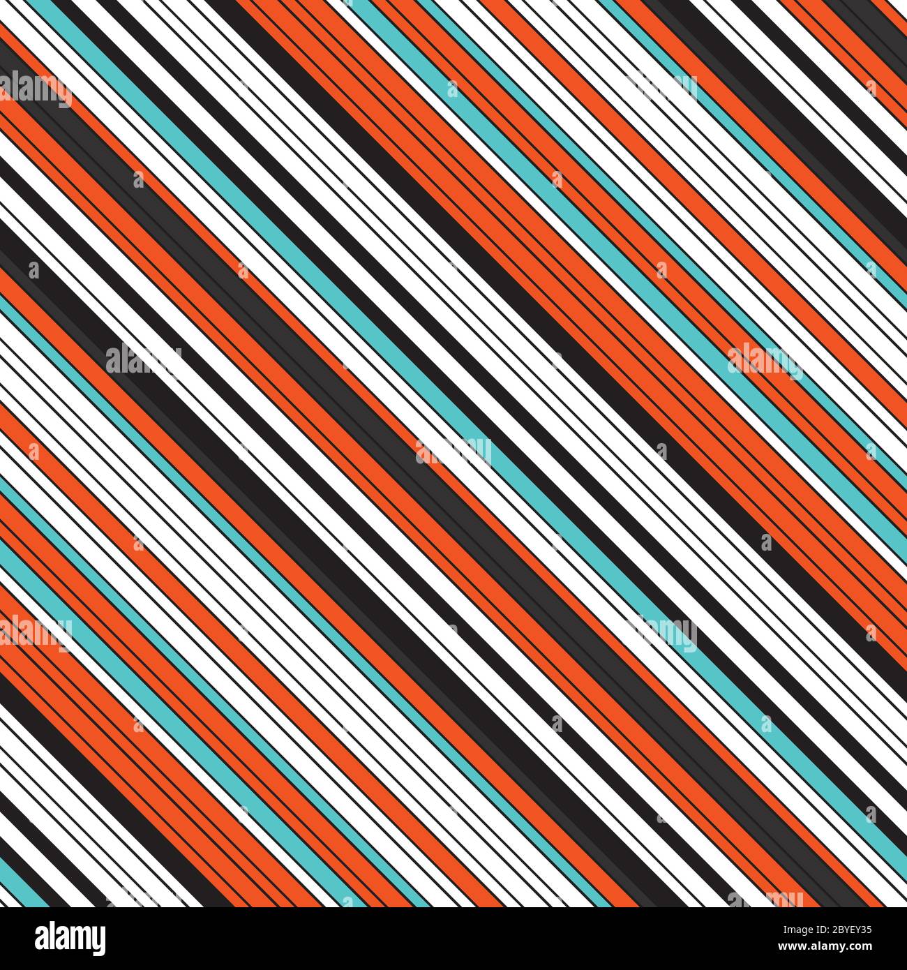 Seamless pattern with oblique colored lines Stock Vector