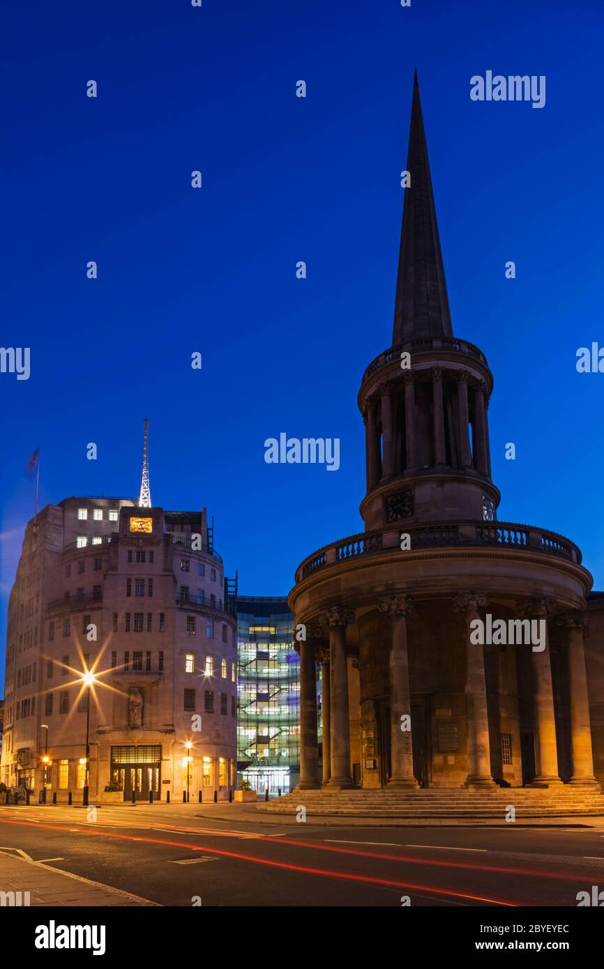 Bbc broadcasting house church hi-res stock photography and images - Alamy