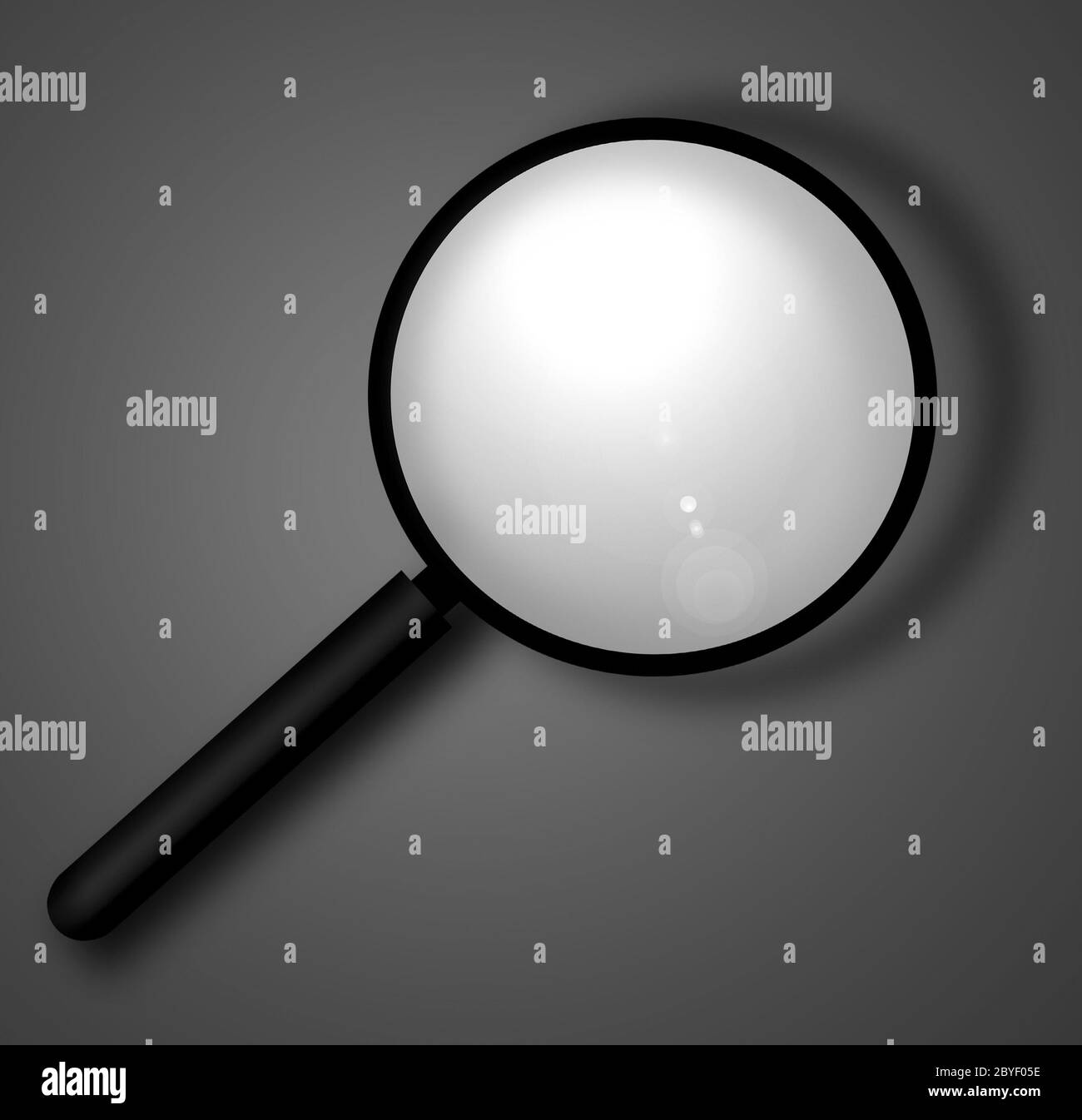 Magnifying glass read Black and White Stock Photos & Images - Alamy