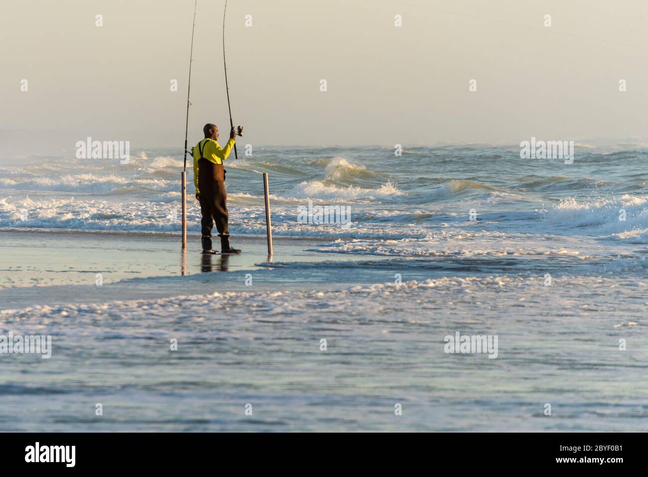 3 fishing rods hi-res stock photography and images - Alamy