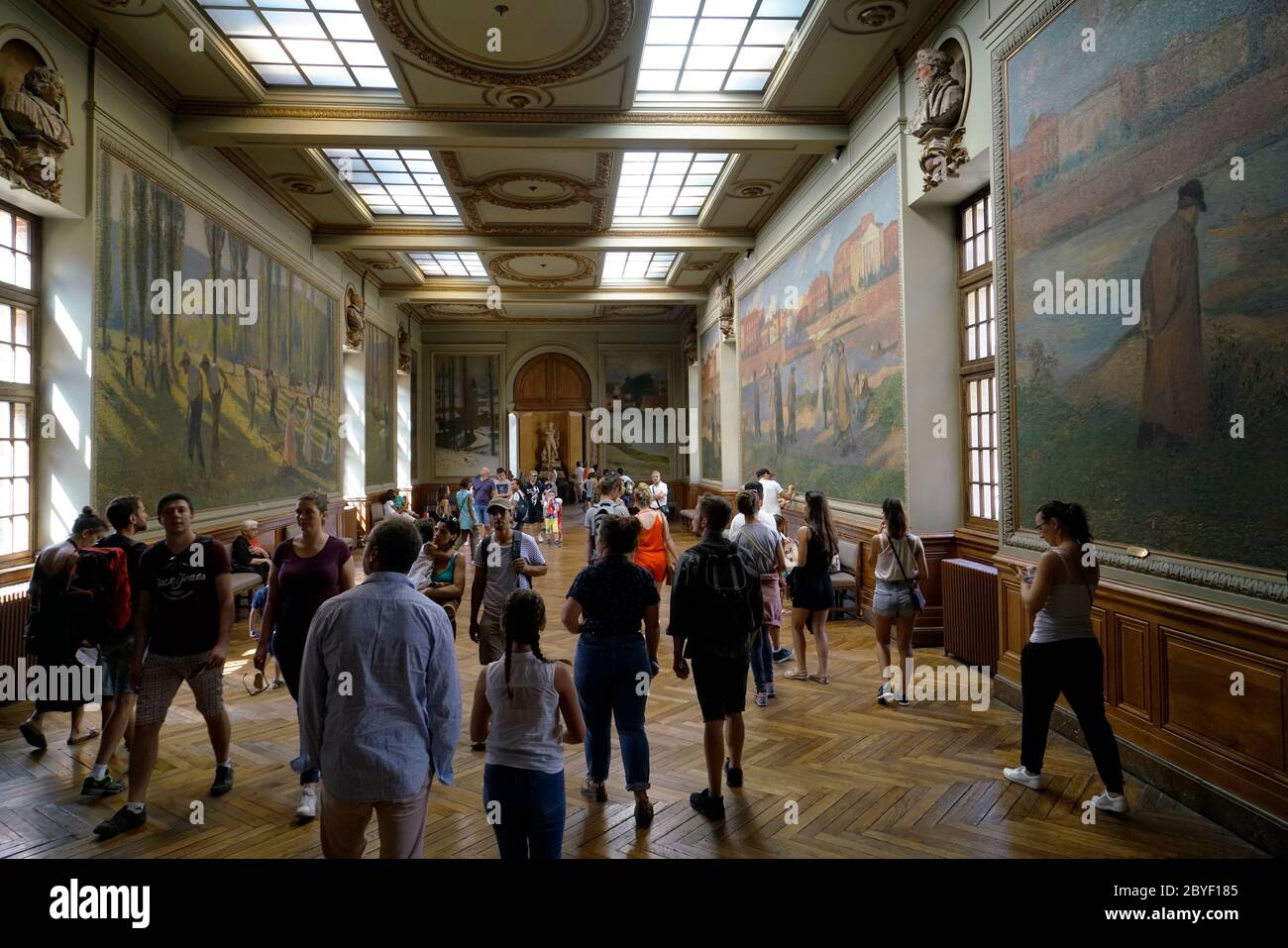 Henri Martin hall in Capitole de Toulouse.Place du Capitole.Toulouse.Haute-Garonne.Occitanie.France Stock Photo